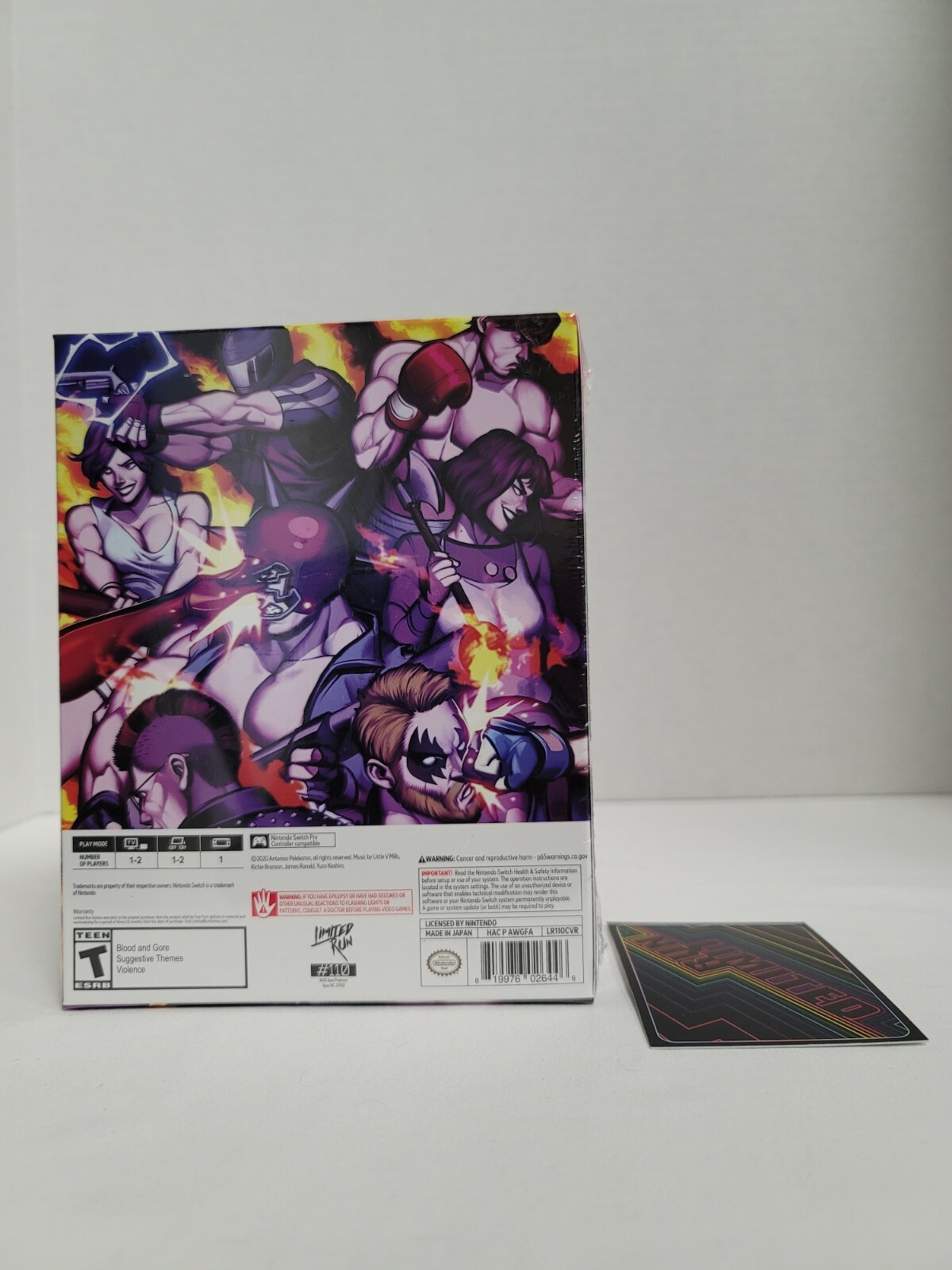The Takeover Collector’s Edition -Limited Run Games (Nintendo Switch) with Card.