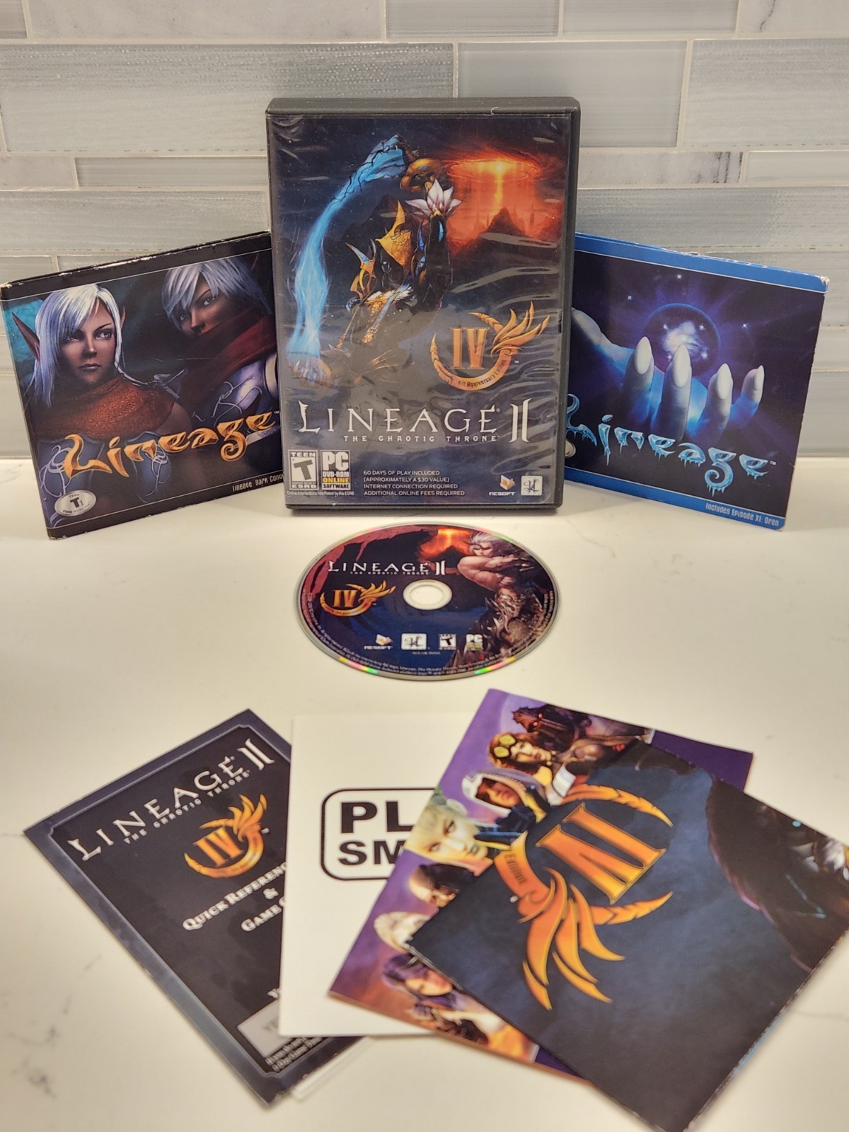 Lineage 2 The Chaotic Throne 4th Anniversary Edition Game + Oren + Dark Conquest