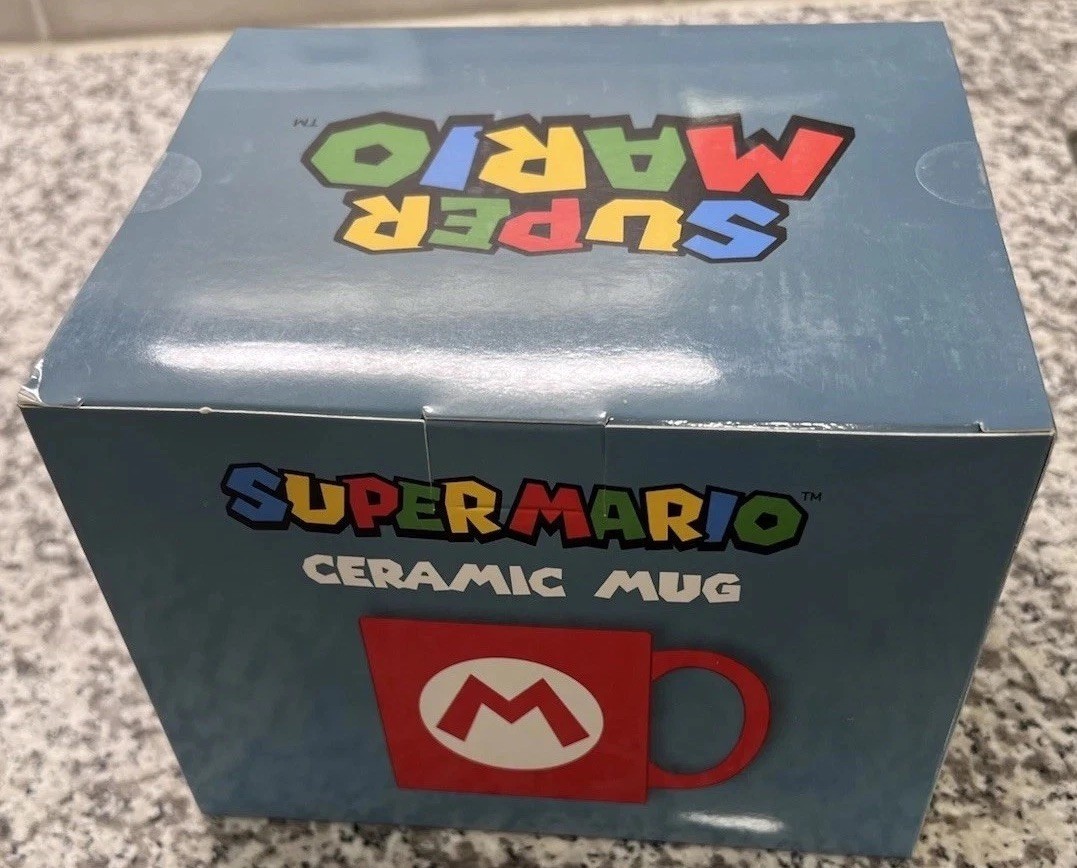Super Mario | Mario Red Ceramic Coffee Cup/Mug | Nintendo-CultureFly 17 Fl. Oz.