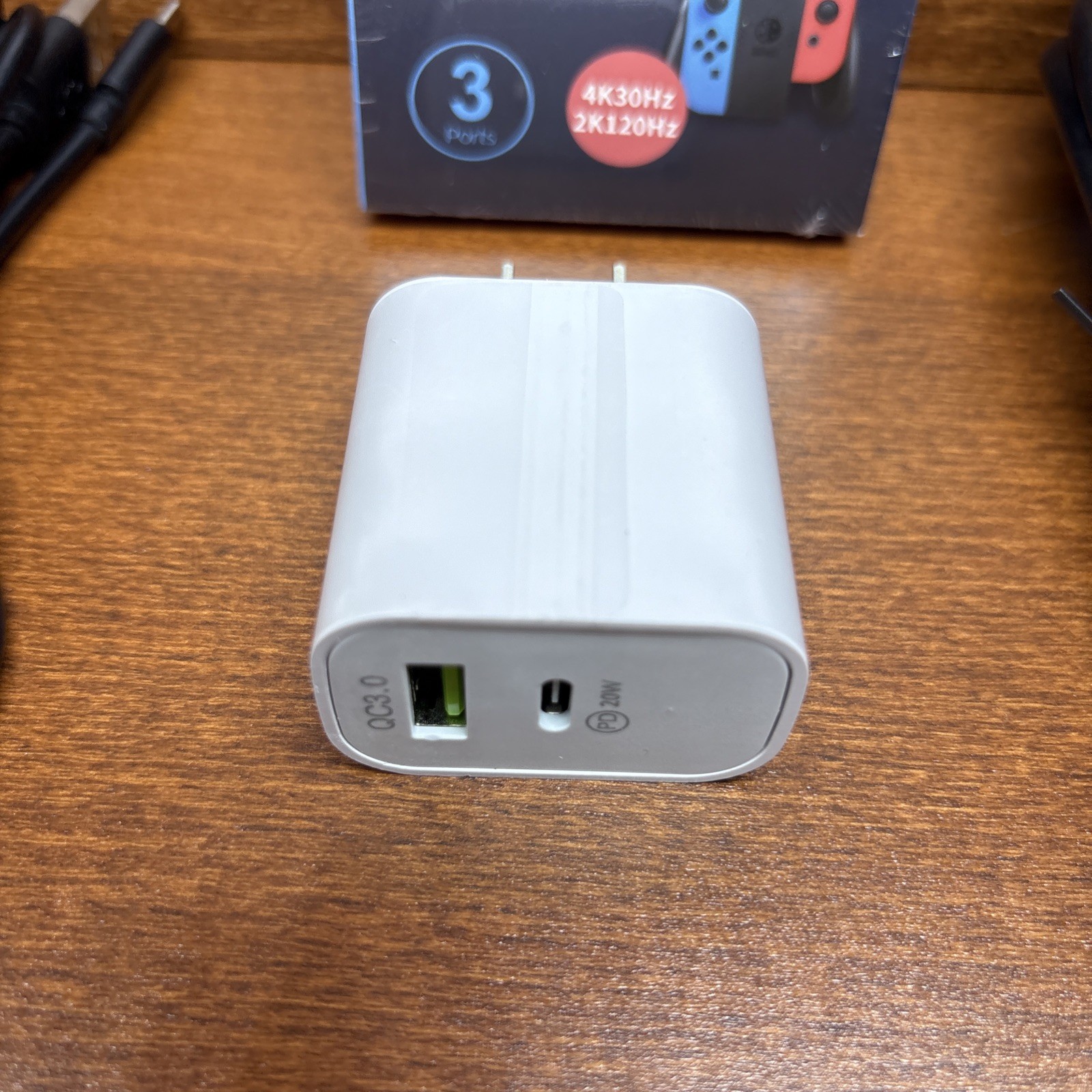 Nintendo Switch TV Adapter : All Wires & Plug Included To Connect Switch To TV