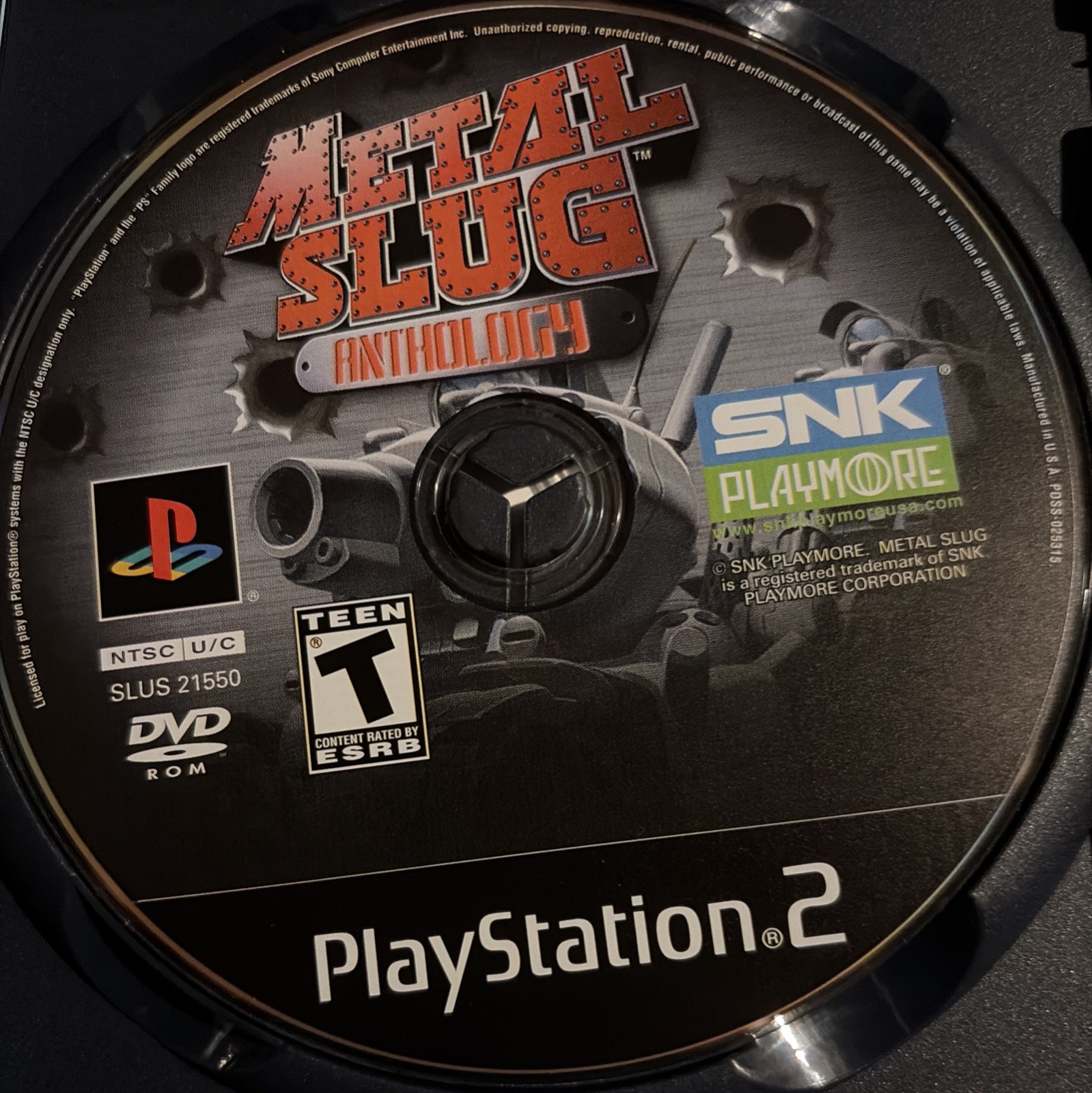 Metal Slug Anthology PS2 – 2007 CIB PlayStation 2 Complete With Manual Clean