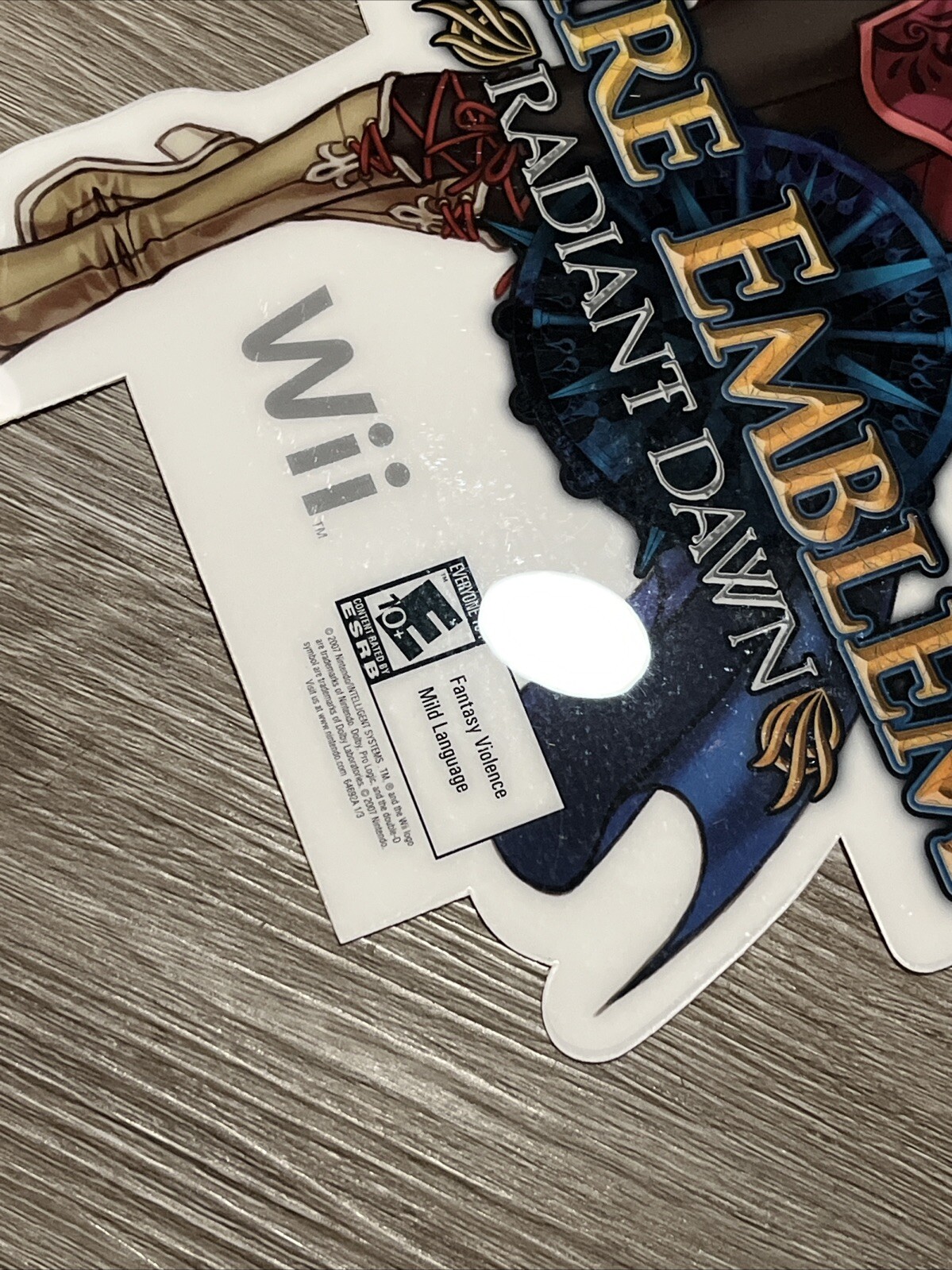 Official Nintendo Fire Emblem: Radiant Dawn GameStop Promo Window Wall Decal