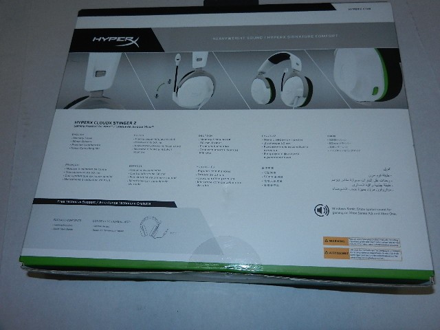new no warranty HyperX CloudX Stinger 2 Wired Gaming Headset Xbox one x s sting
