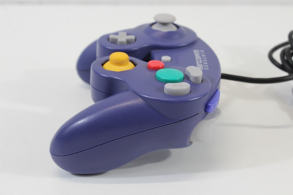 Official Nintendo GameCube Controller Pad Indigo Purple T3 TIGHT OEM GC DOL-003