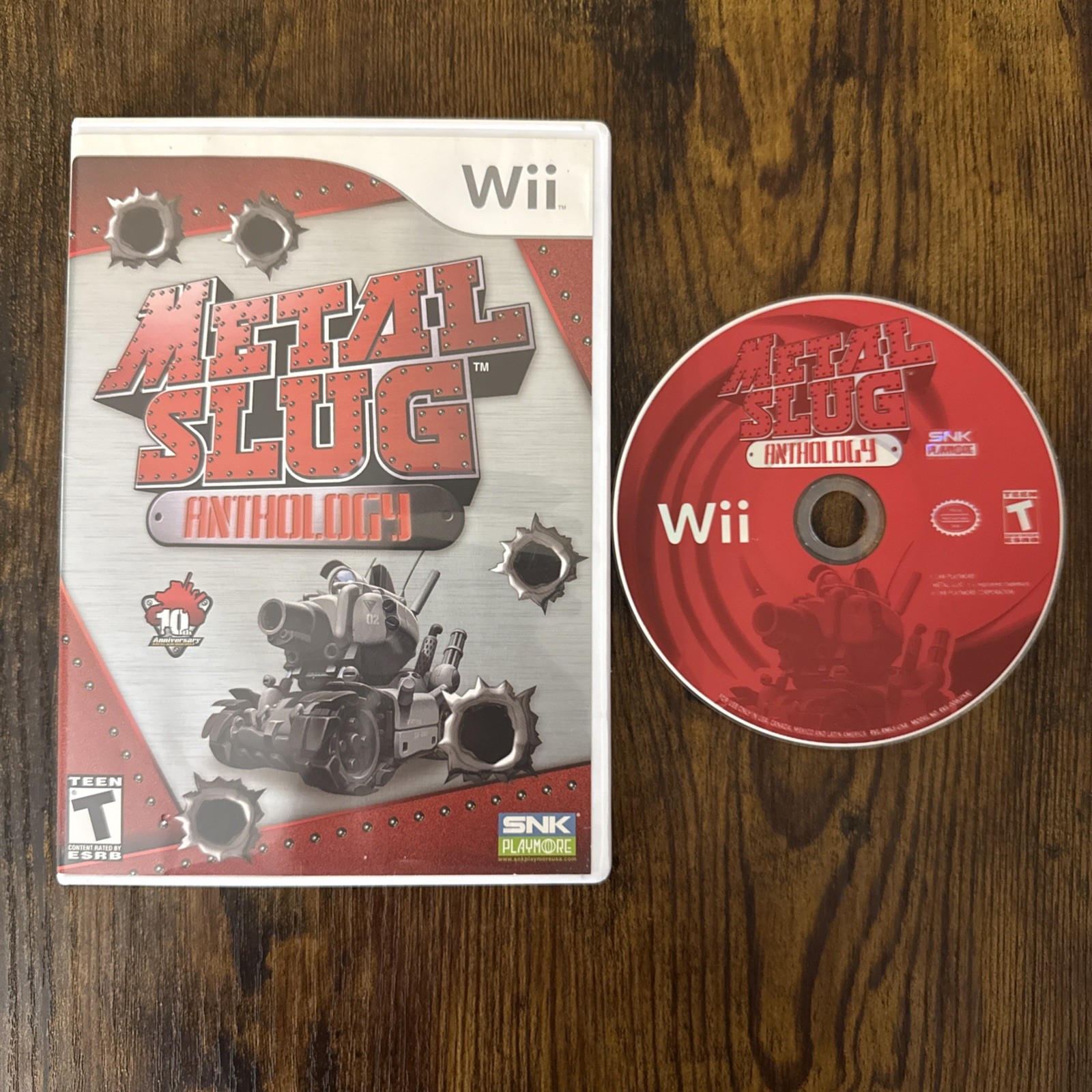 Metal Slug Anthology (Nintendo Wii, 2006) No Manual TESTED