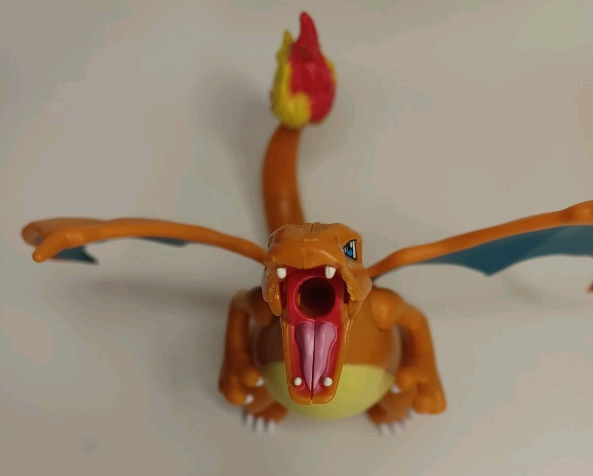 Pokemon Raikou Sofubi Takara Tomy & Eevee Pearlized & Charizard Battle Lot of 3