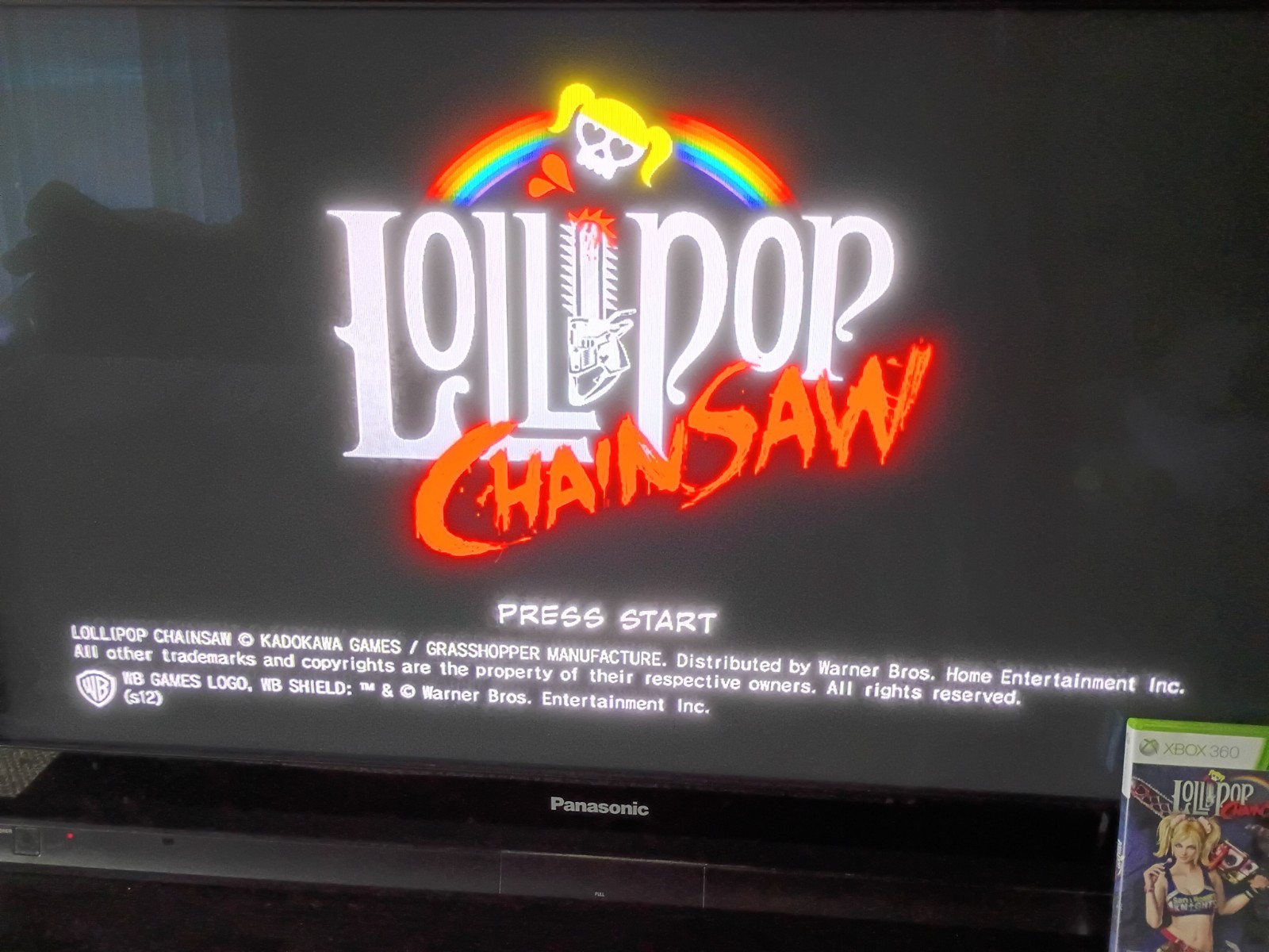 Lollipop Chainsaw 2012 Complete in Box CIB Tested Working (Xbox 360) Suda51