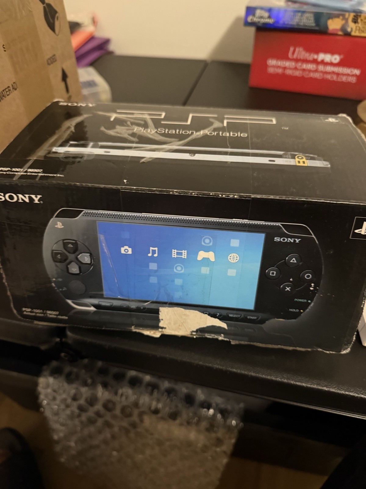 Sony PSP 1001 Box and Manuals Headphones & Portable Charger. All oEM!