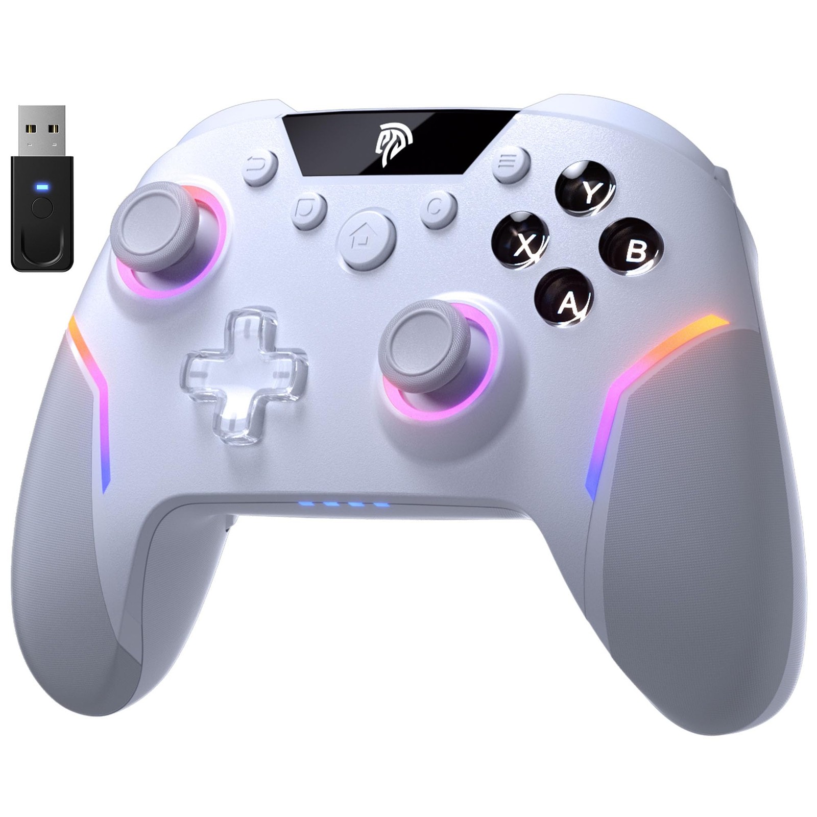 X20 Wireless Gaming Controller with RGB Backlit, 2-Stage Hall Effect Stick, 1…