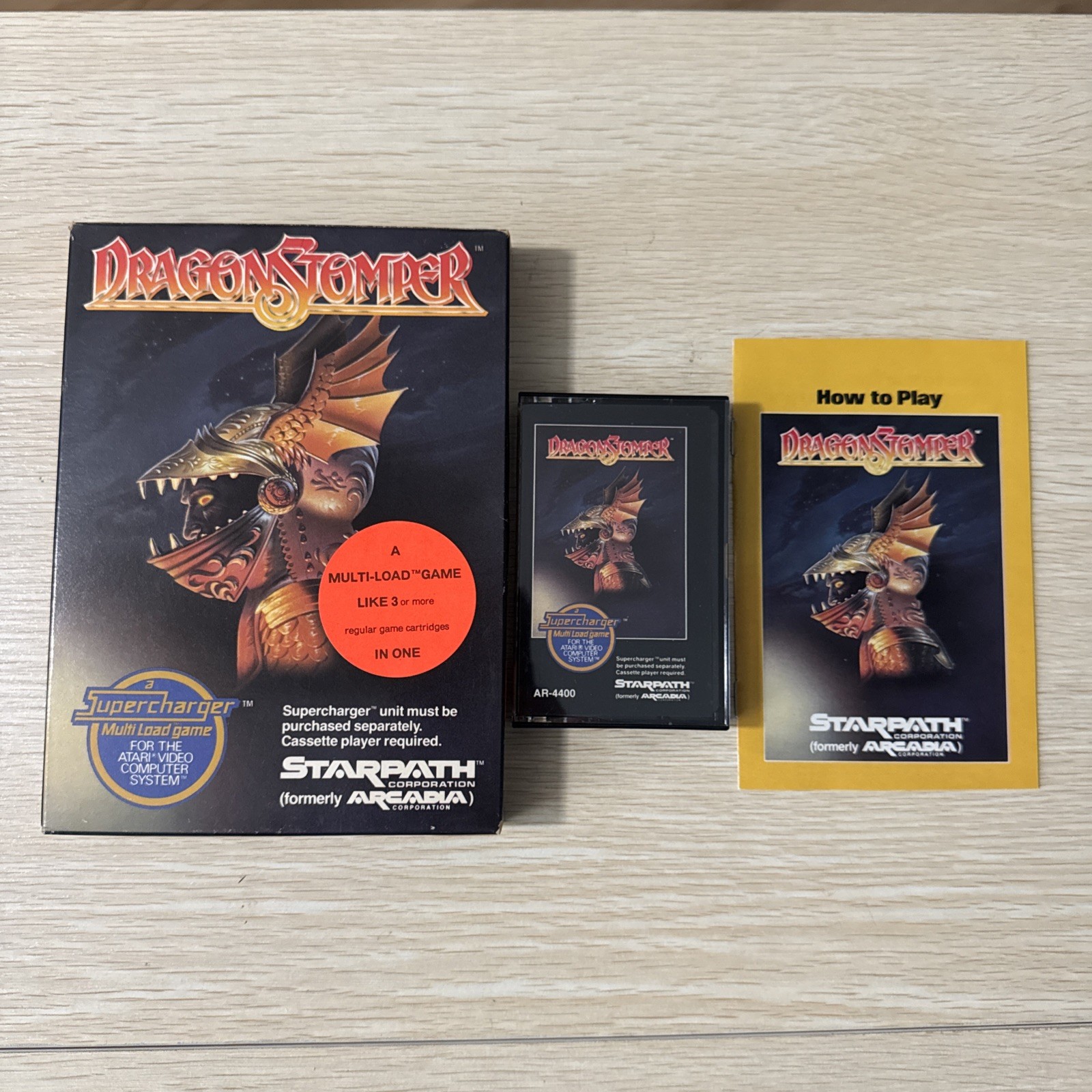 supercharger game lot 1 – 7 arcadia atari Game lot set phaser patrol communist