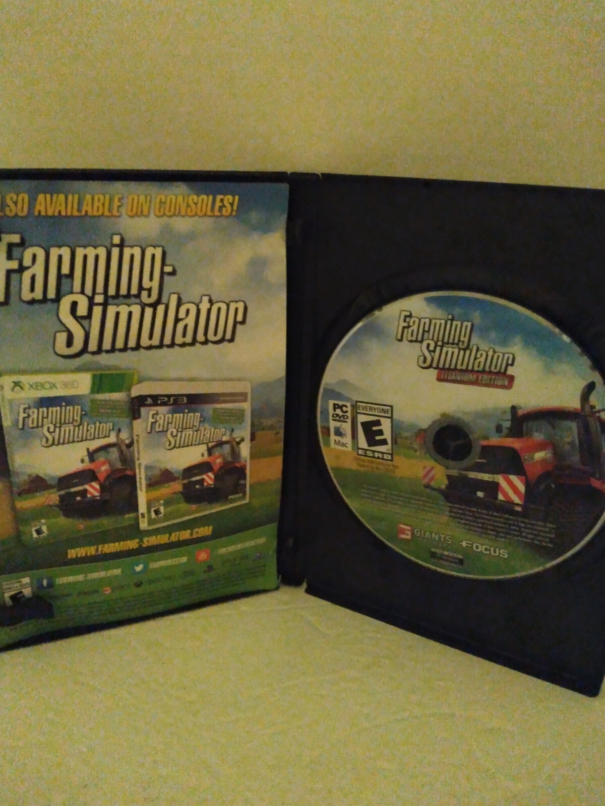 Farming Simulator: Titanium Edition – PC/Mac – Agriculture Sim Game – W/ Manual