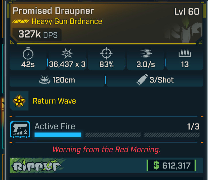 Borderlands 4⭐DRAUPNER HEAVY GUN ORDANCE