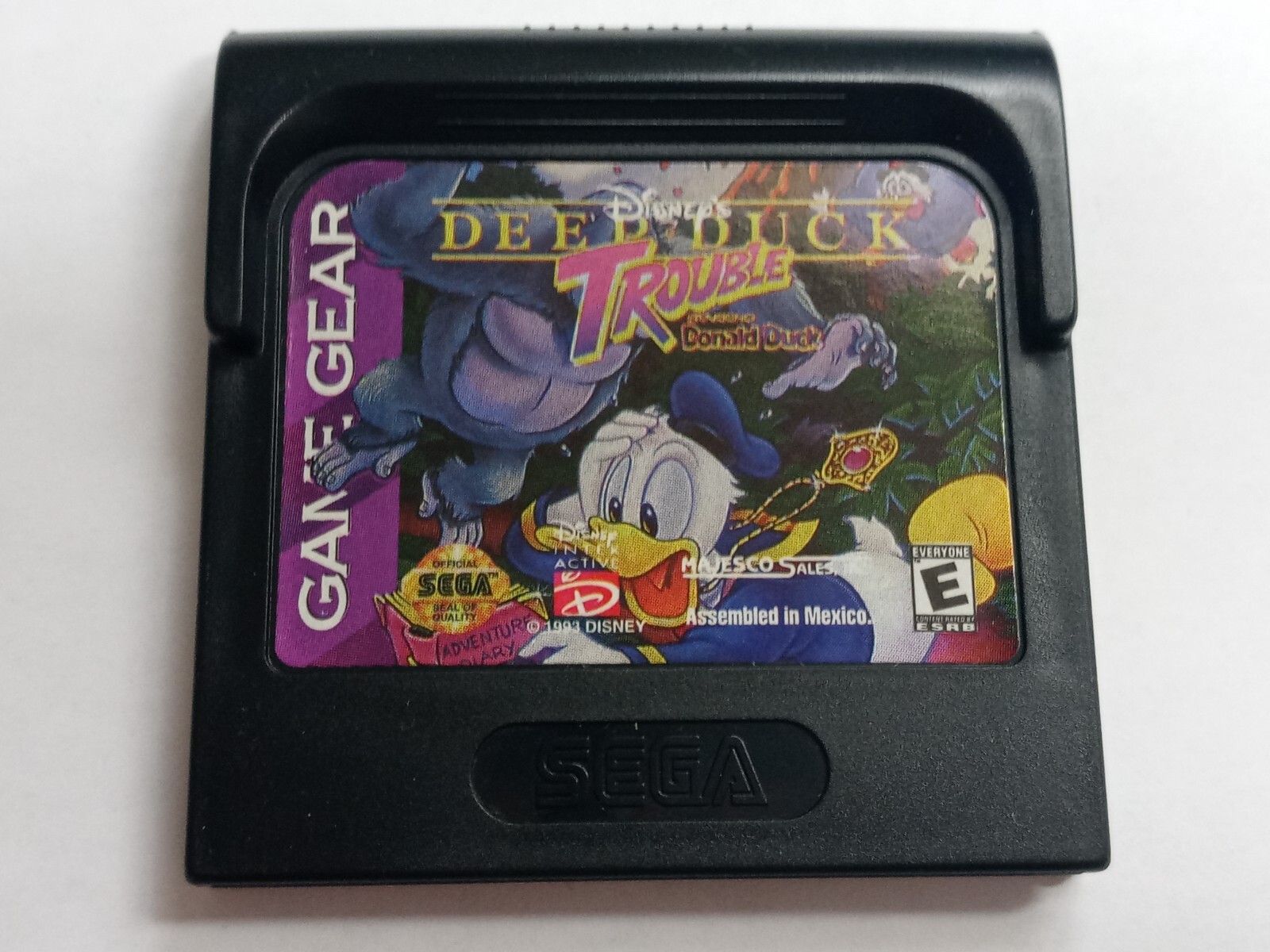 Donald Duck Deep Duck Trouble Majesco version Sega Game Gear with manual