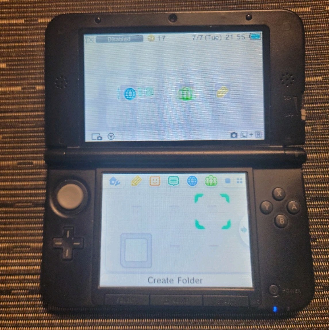 Nintendo 3DS XL Pokemon X/Y Limited Edition Blue/Black Wi-Fi 4GB NTSC-U/C