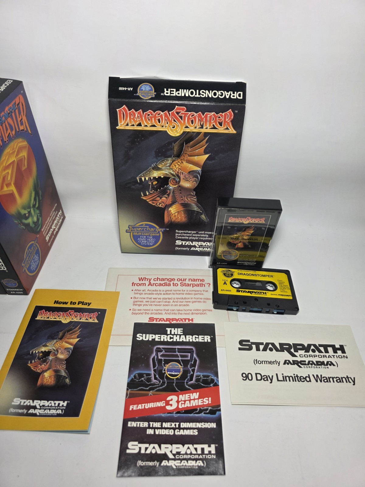 1-7 CIB MINTY Arcadia Starpath Supercharger Games Atari