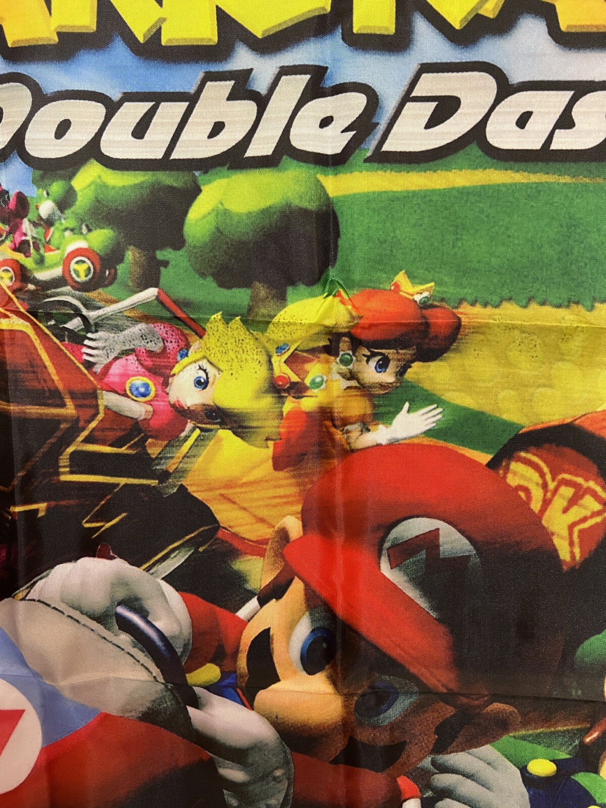 Mario Kart Double Dash Wall Flag Banner Tapestry 2 x 3 Ft, Gamecube