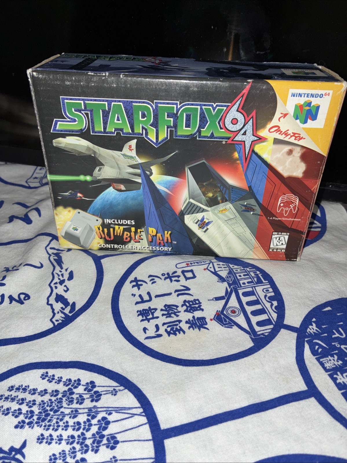 Star Fox 64 N64 Big Box CIB Complete W/ Rumble Pak Inserts Authentic