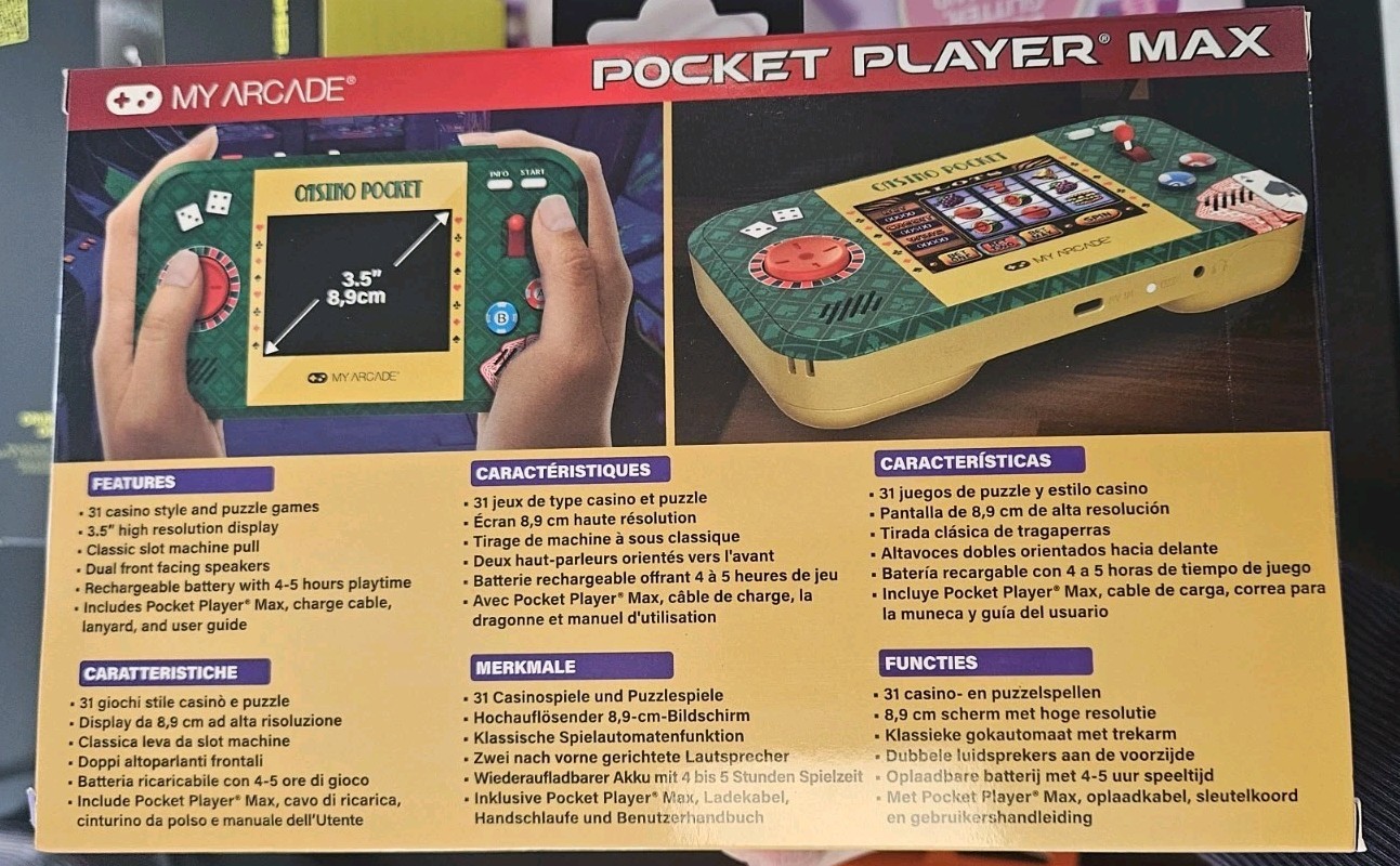 My Arcade – Casino Pixel Pocket Player Max