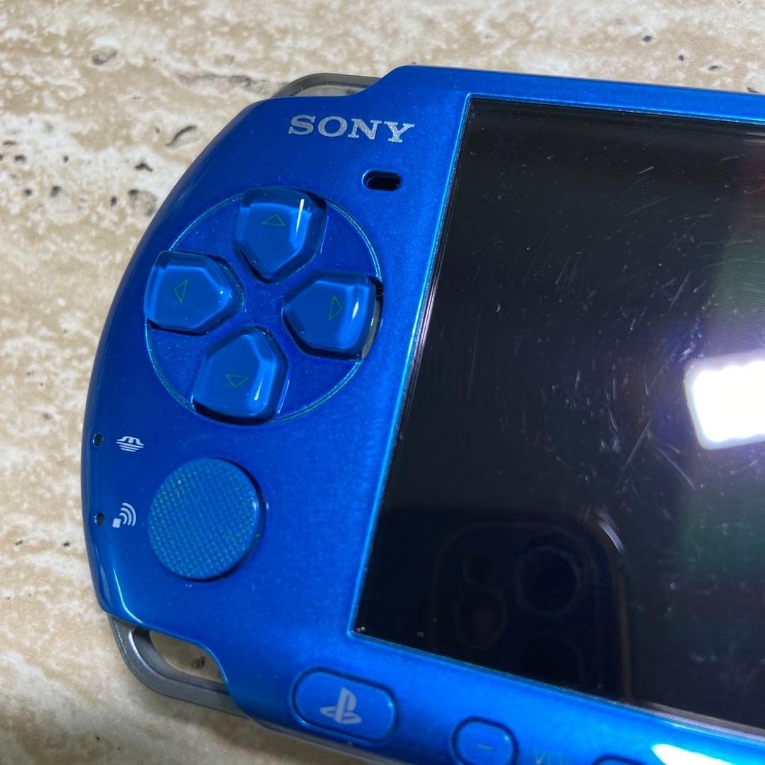 Sony PSP 3000 Vibrant Blue Complete in Box Very Good Condition 7084