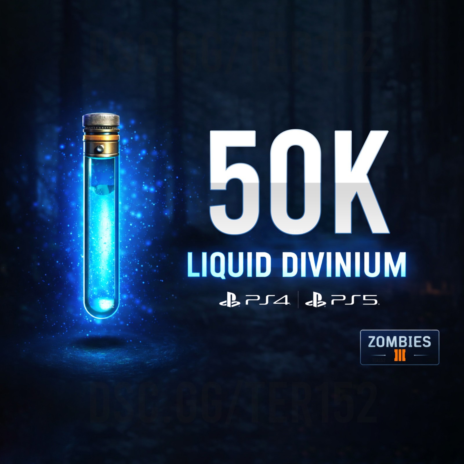 Black Ops 3 | 50,000 Liquid Divinium | PS5 + PS4