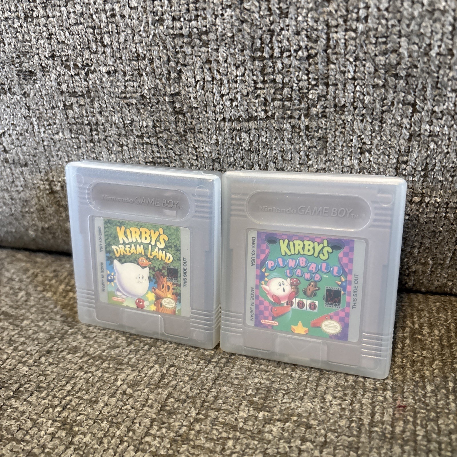Kirby’s Dream Land + Kirby’s Pinball Land – Nintendo Game Boy Lot Of 2 Games