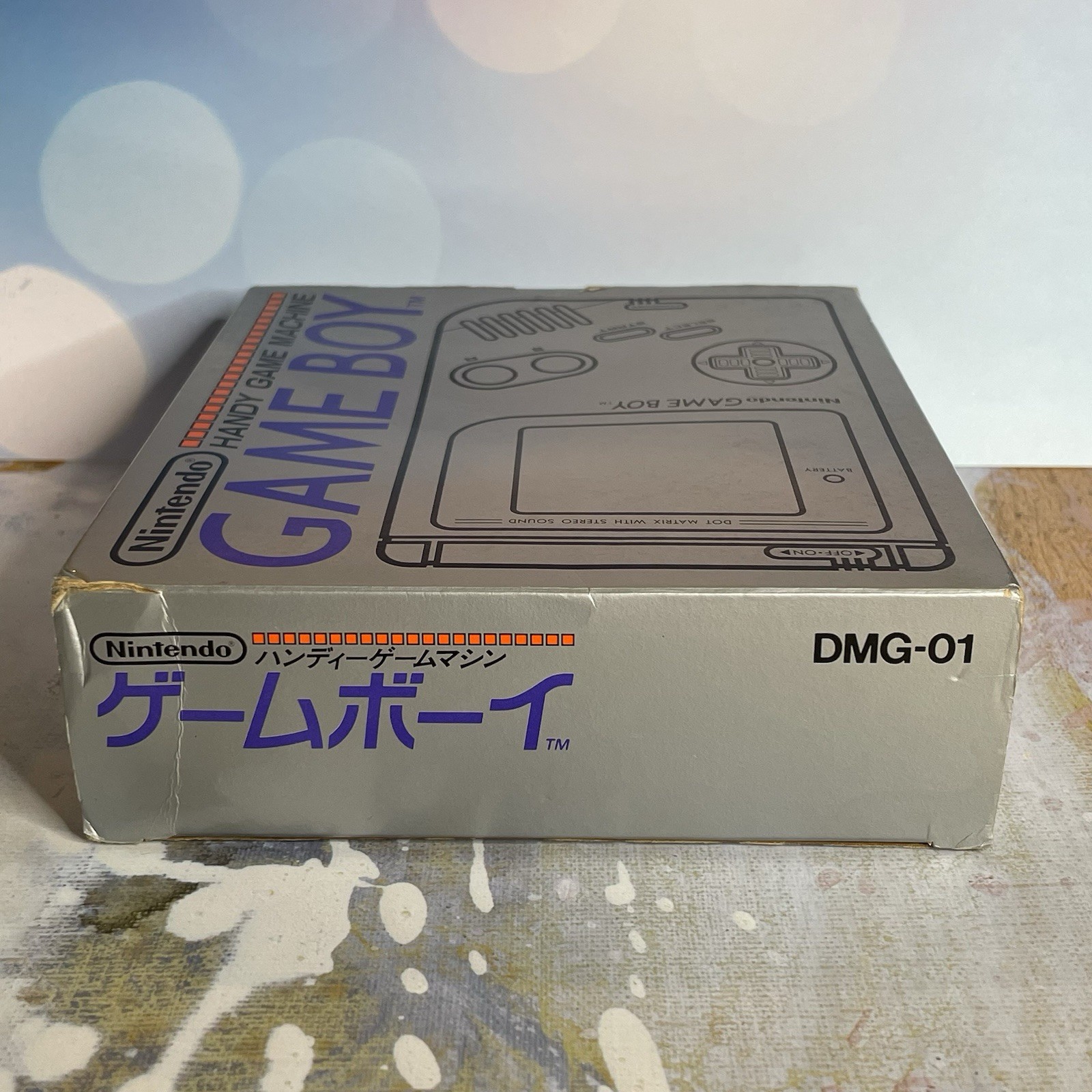 Original Nintendo GameBoy DMG-01 Handheld Console Gray CIB Complete In Box