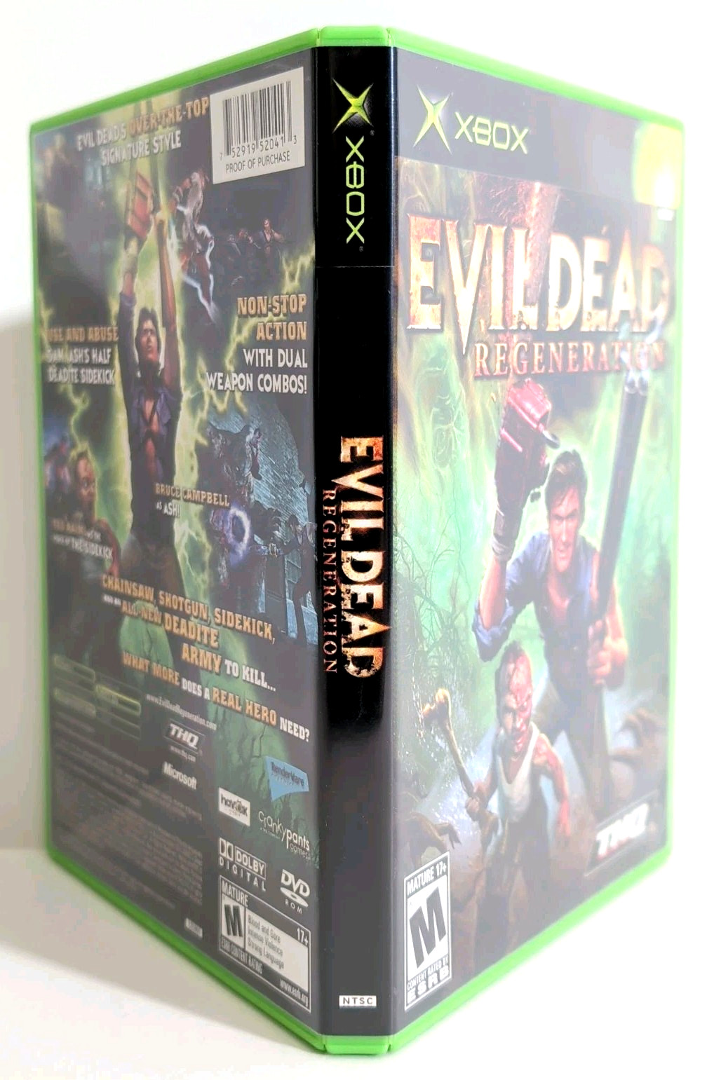 Evil Dead Regeneration (Microsoft Xbox, 2005) Complete With Manual