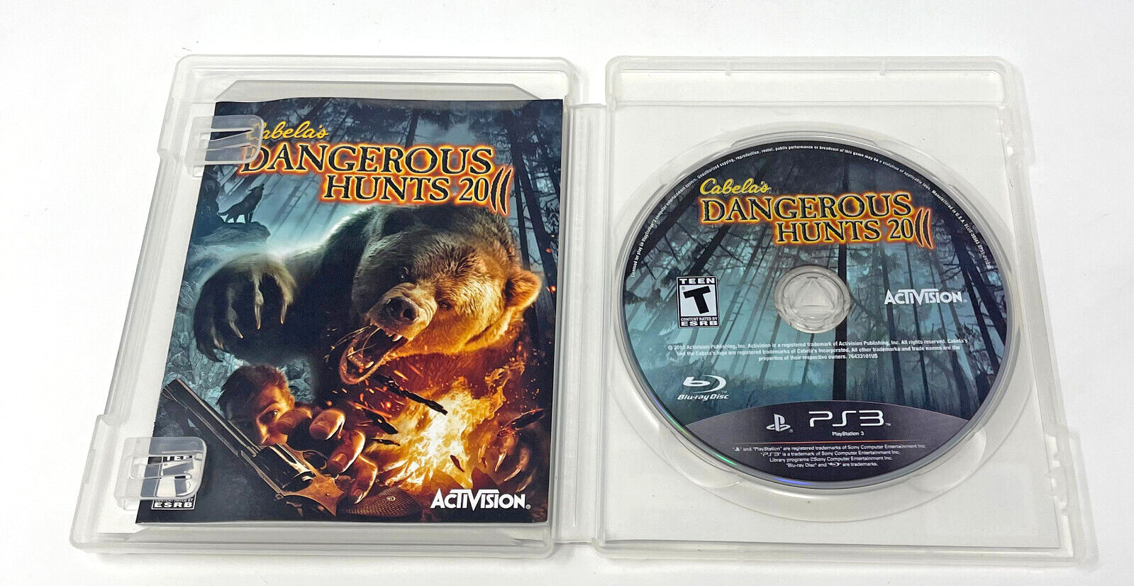 Cabela’s Dangerous Hunts 2011 (Sony PlayStation 3, 2010) Used Tested Works PS3