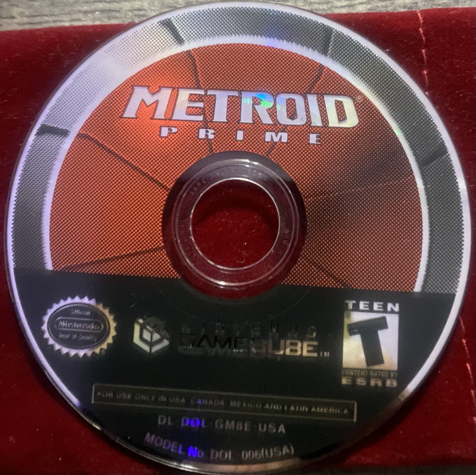 Nintendo Metroid Prime Metroid Series GameCube Disc Only NTSC-U/C T-Teen