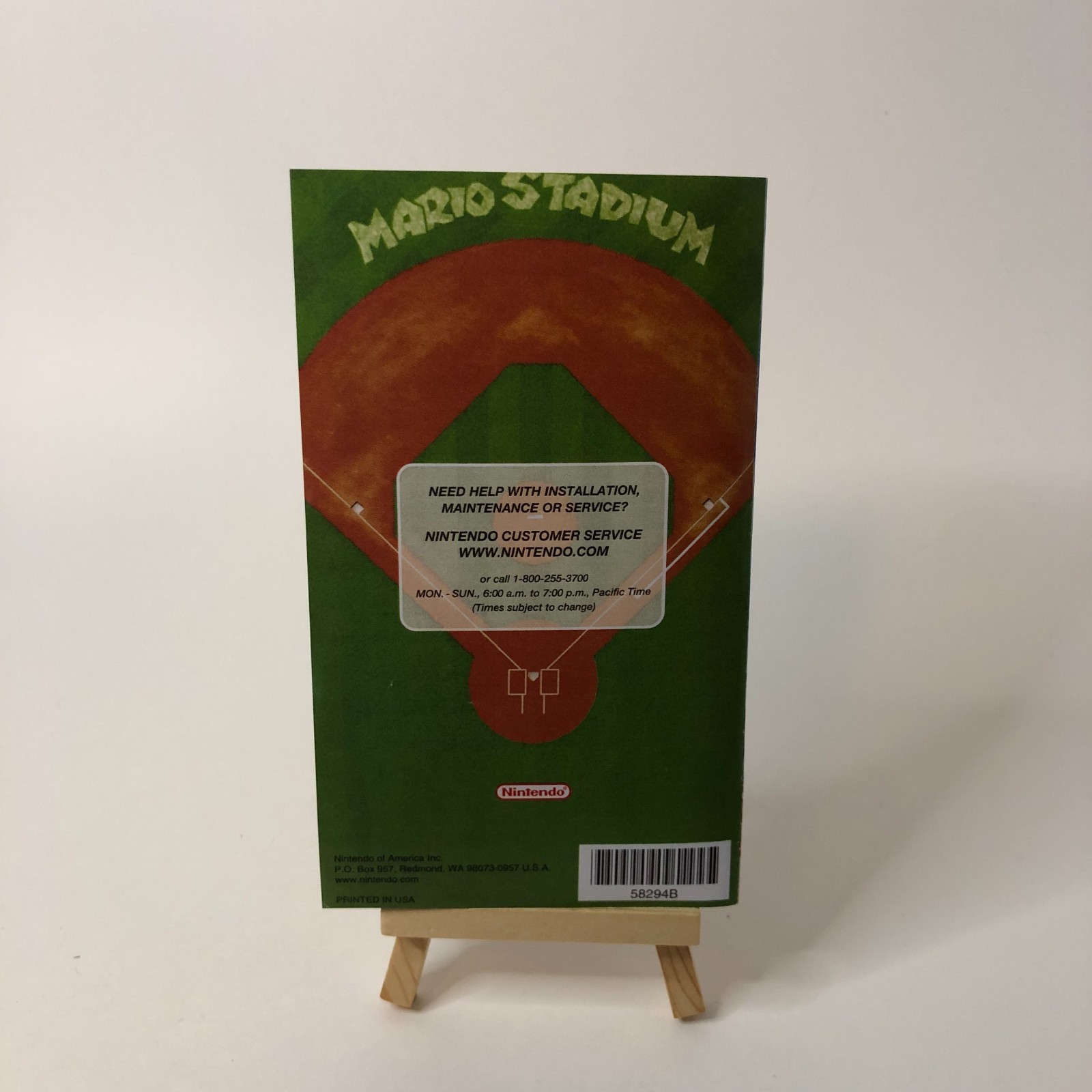 Replacement Manual for Mario Superstar Baseball Nintendo GameCube
