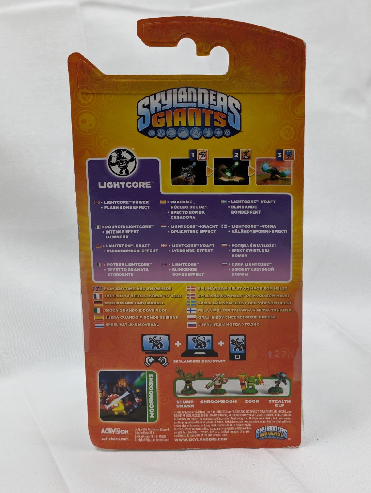 Skylanders Sealed Lot of 5 Funny Bone Scorp Horn Blast Whirlwind Shroomboom NEW