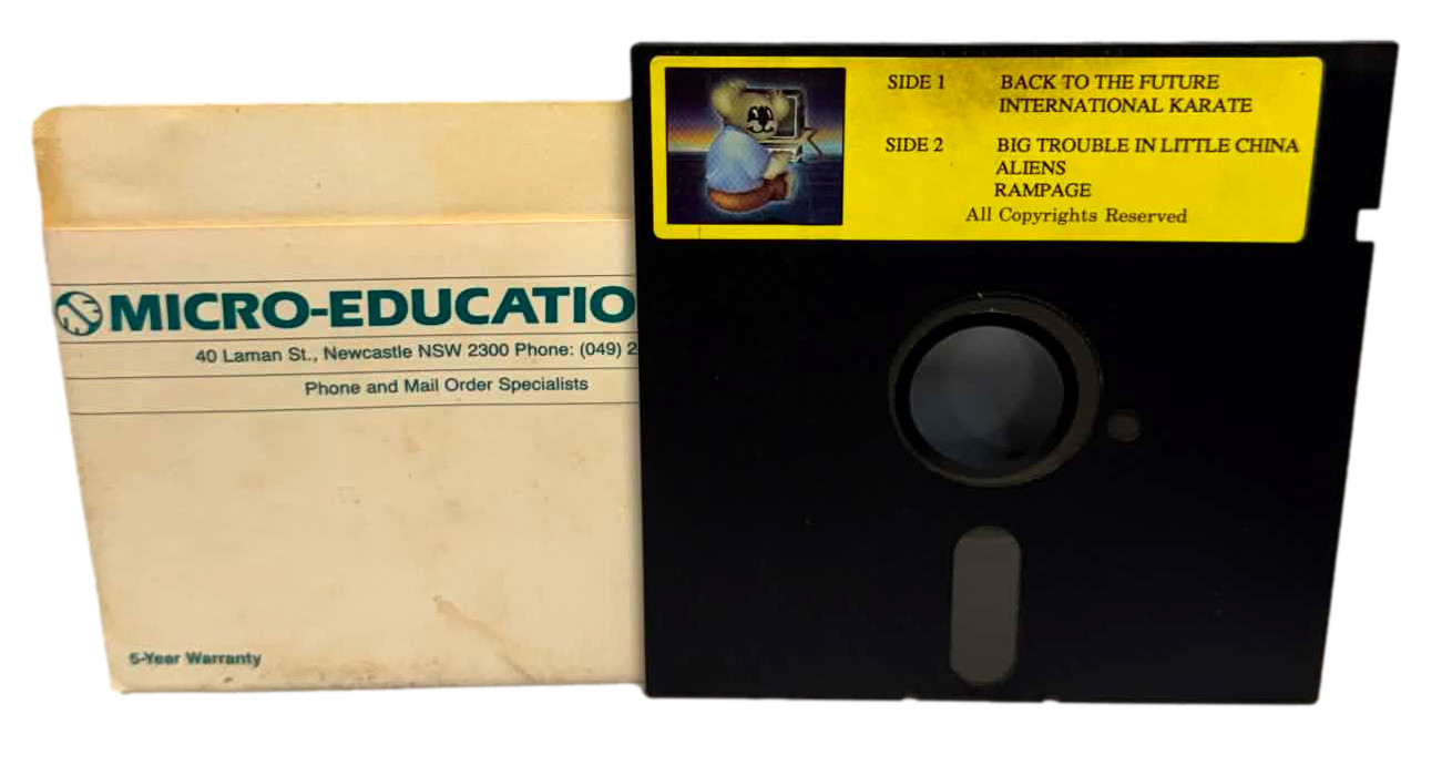 Back to the Future / Rampage / Big Trouble in Little China C64 / 128 Floppy