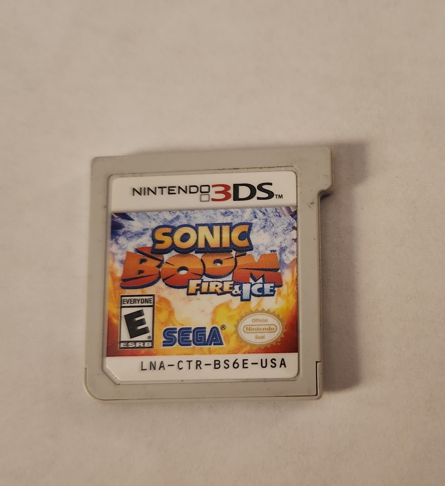 Sonic Boom: Fire & Ice (Nintendo 3DS, 2016) – Cartridge Only – Tested Working