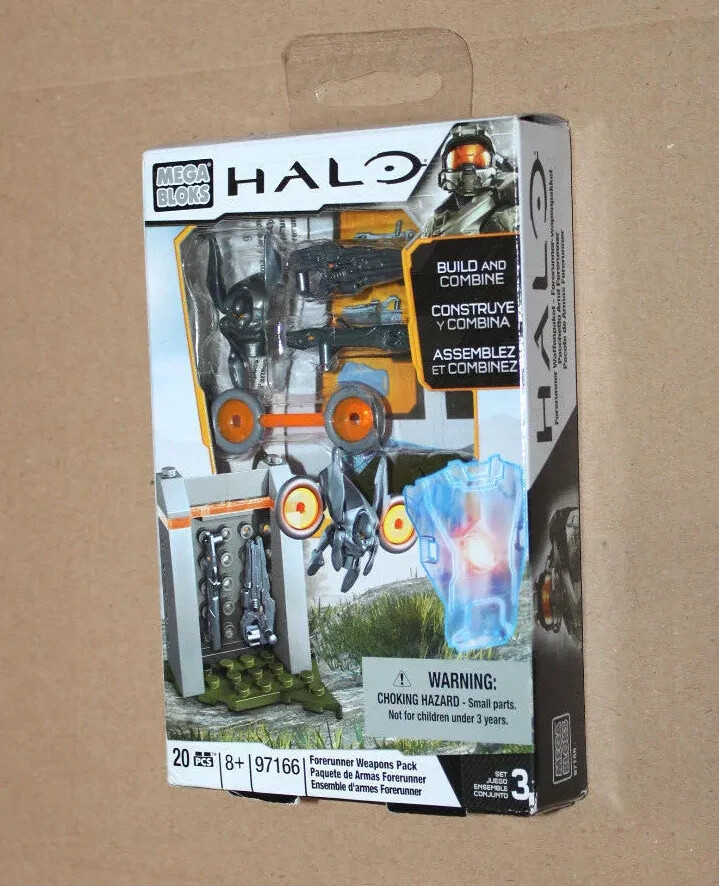 Halo Forerunner Weapons Pack Mega Bloks Figure Xbox 360 Halo 2 3 4 5
