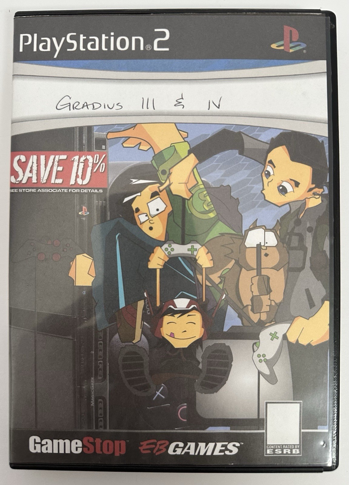 Gradius III and IV (Sony PlayStation 2, 2000) Disc Only