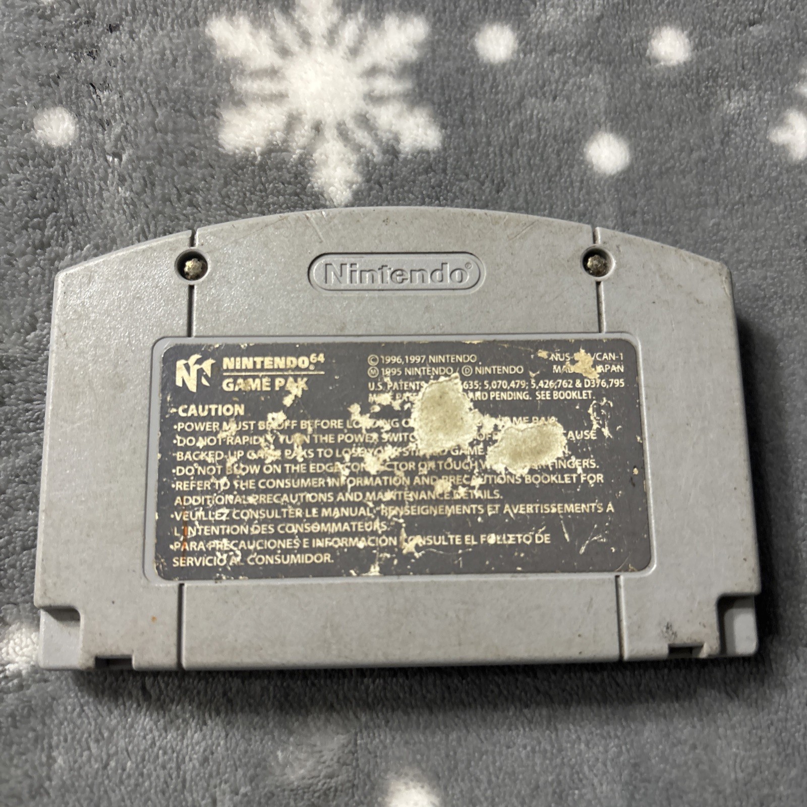 Vintage Nintendo 64 Toy Story 2 Buzz Lightyear To The Rescue Video Game 90s