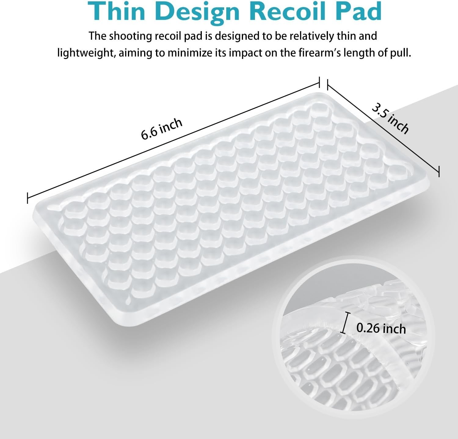 Universal G3 Recoil Pad for Vests & Shirts – Comfort-Enhancing Shooting Gear