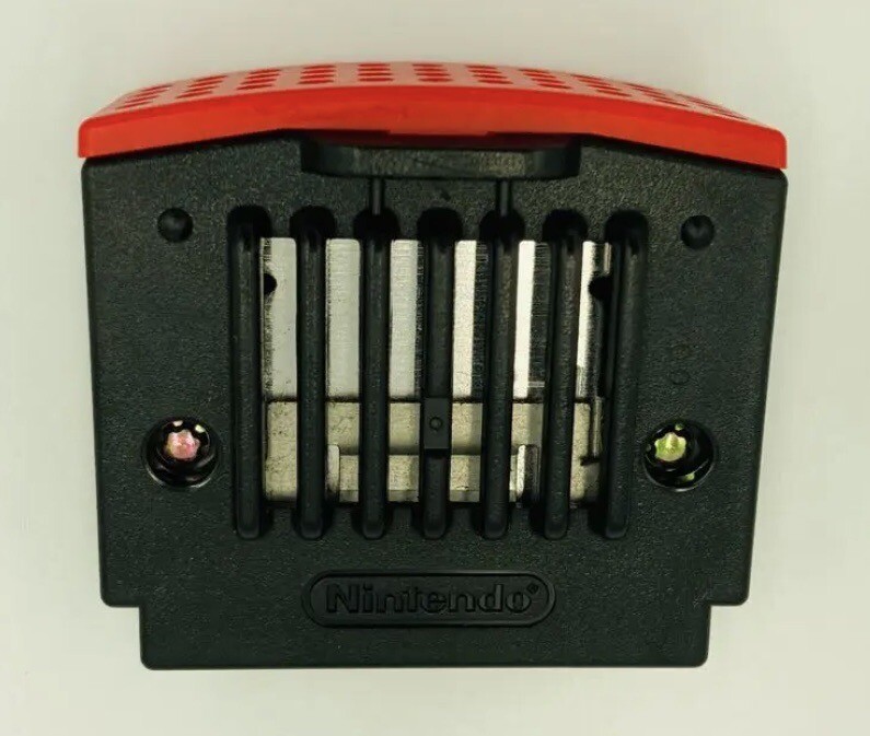 Nintendo64 Expansion Pack Official N64 Memory Pack NUS-007 OEM Red Jumper Tested
