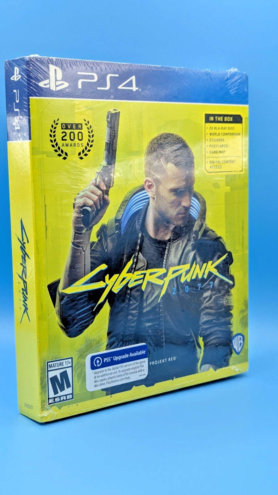 Cyberpunk 2077 PS4 Sealed Game w/ Extras + Steel Book Case #1