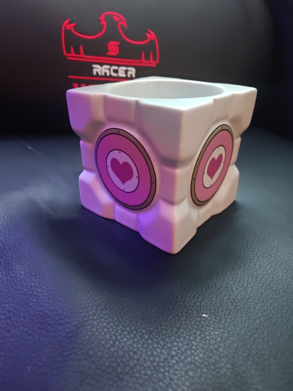 Portal 2 Companion Cube Mug Officially Licensed Valve Jinx 2014 Collectible