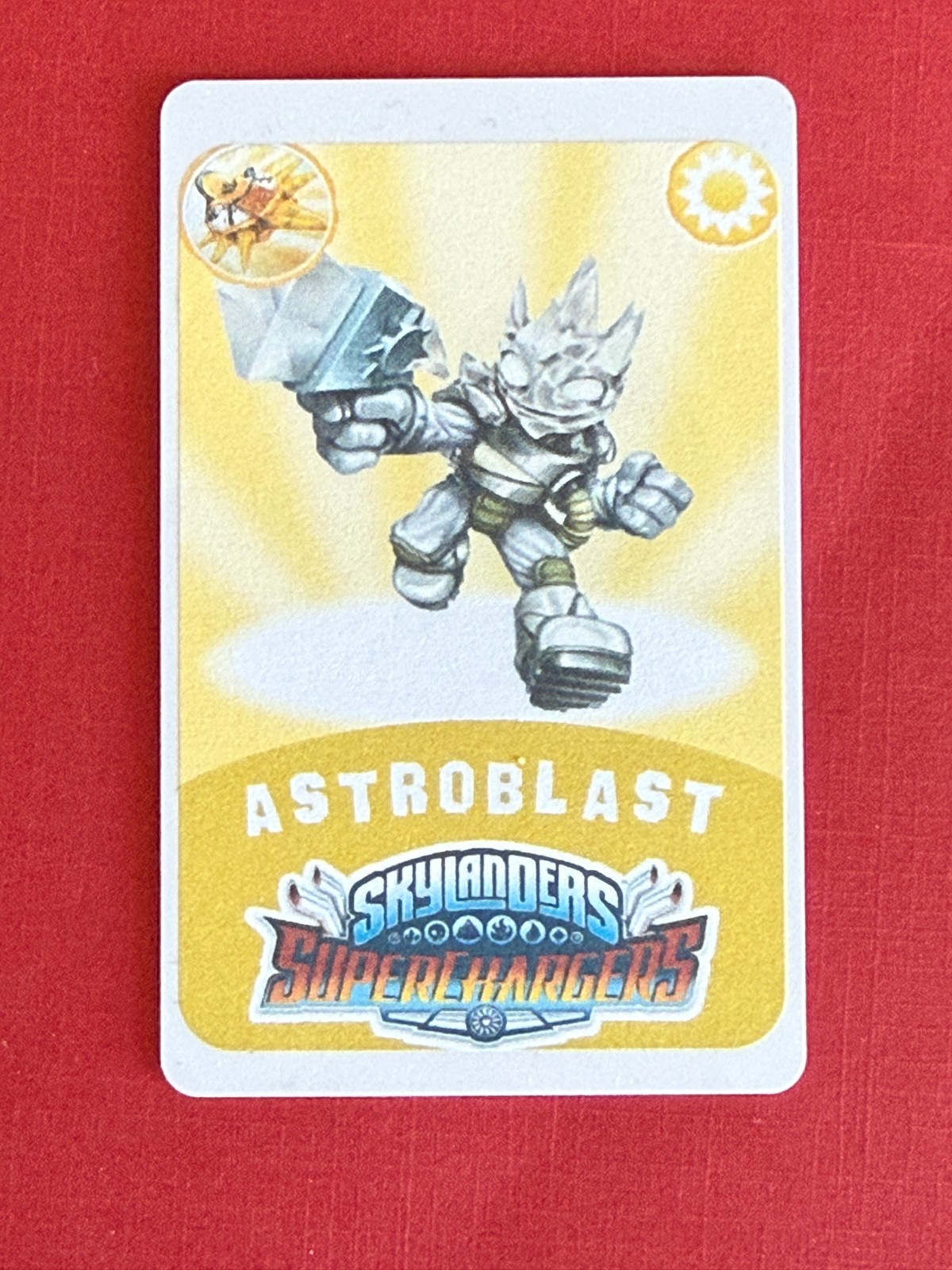 Skylanders Superchargers Astroblast NFC Card FREE SHIPPING