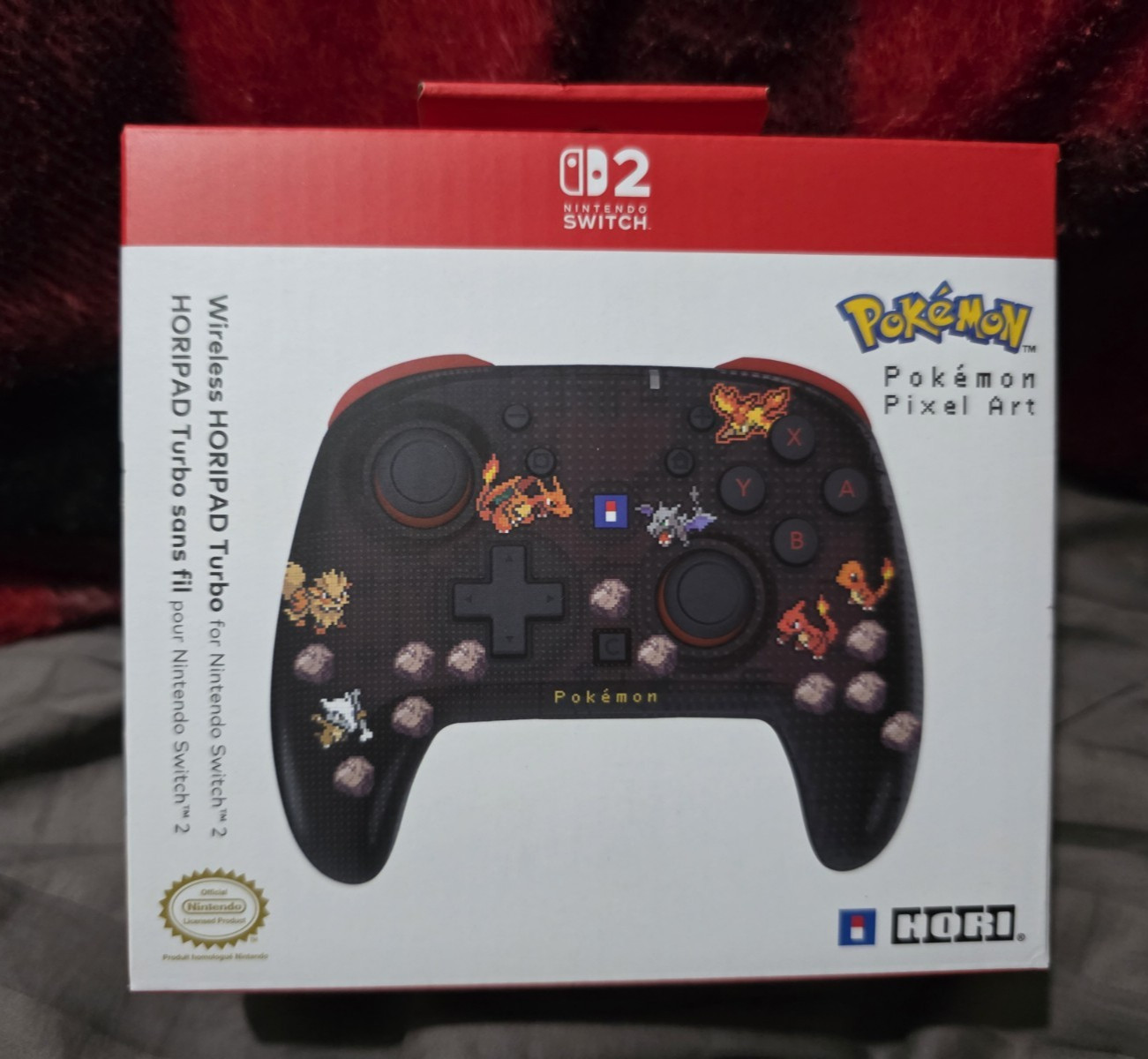 2026 HORI Wireless HORIPAD Turbo (Pokemon Red Themed) for Nintendo Switch 2