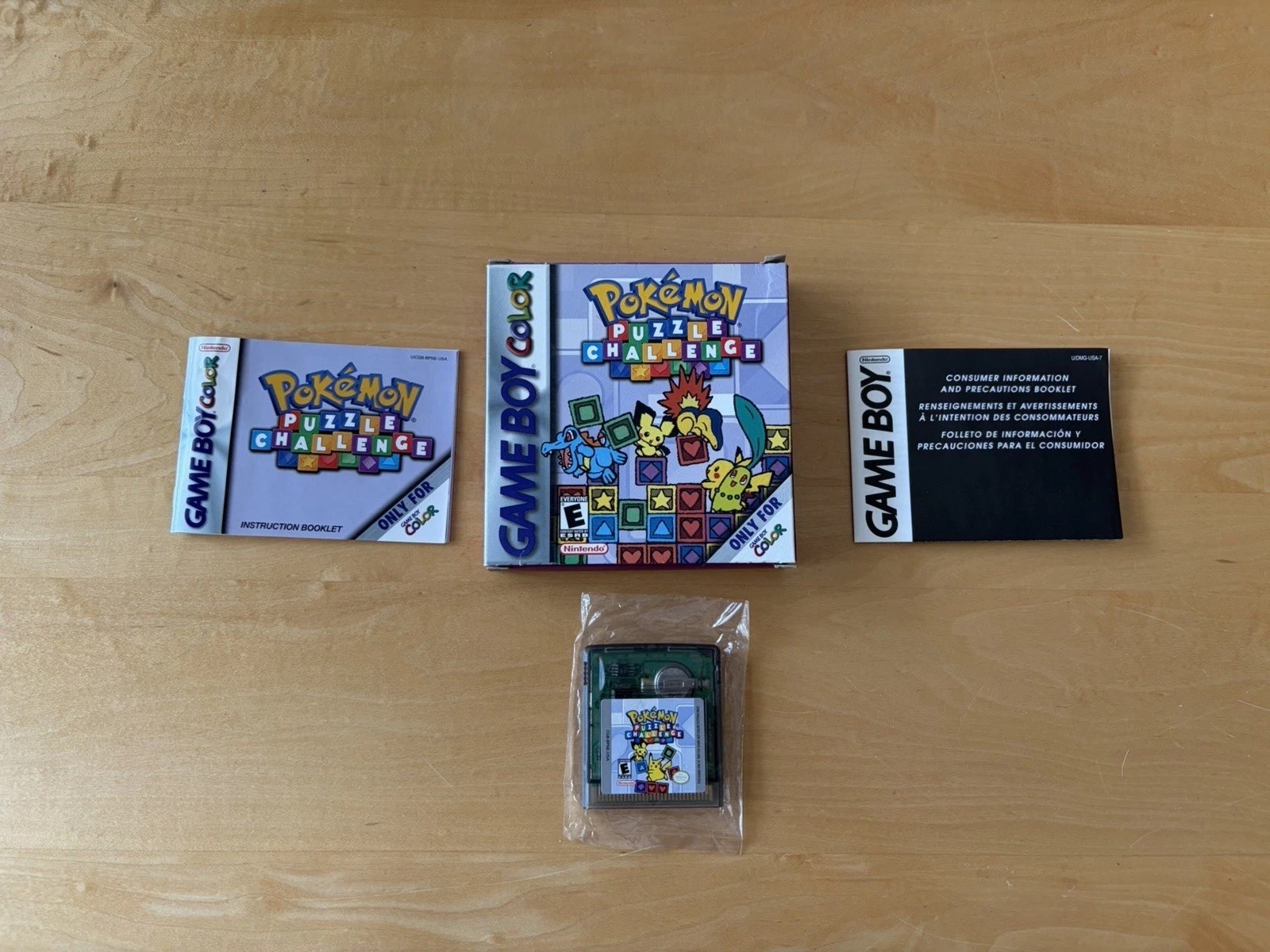 Pokemon Puzzle Challenge – Gameboy – CIB – Nintendo Authentic – Tested Working