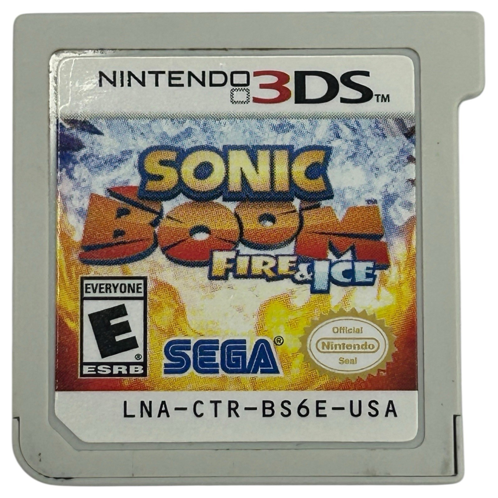 Sonic Boom: Fire & Ice (Nintendo 3DS, 2016) Authentic 3DS Cartridge Only Tested