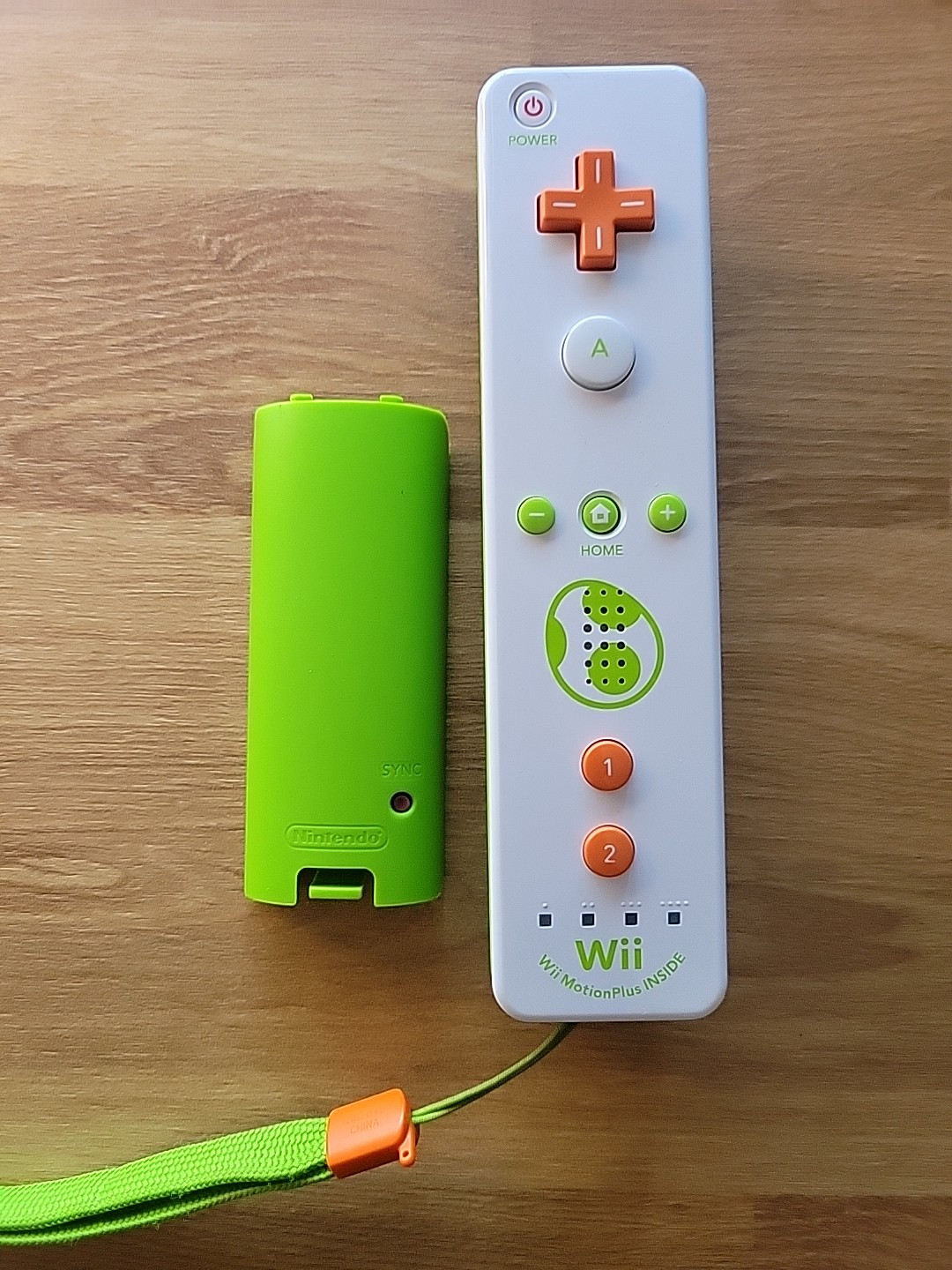 Yoshi Edition Motion Plus Remote Controller Nintendo Wii OEM Genuine Official