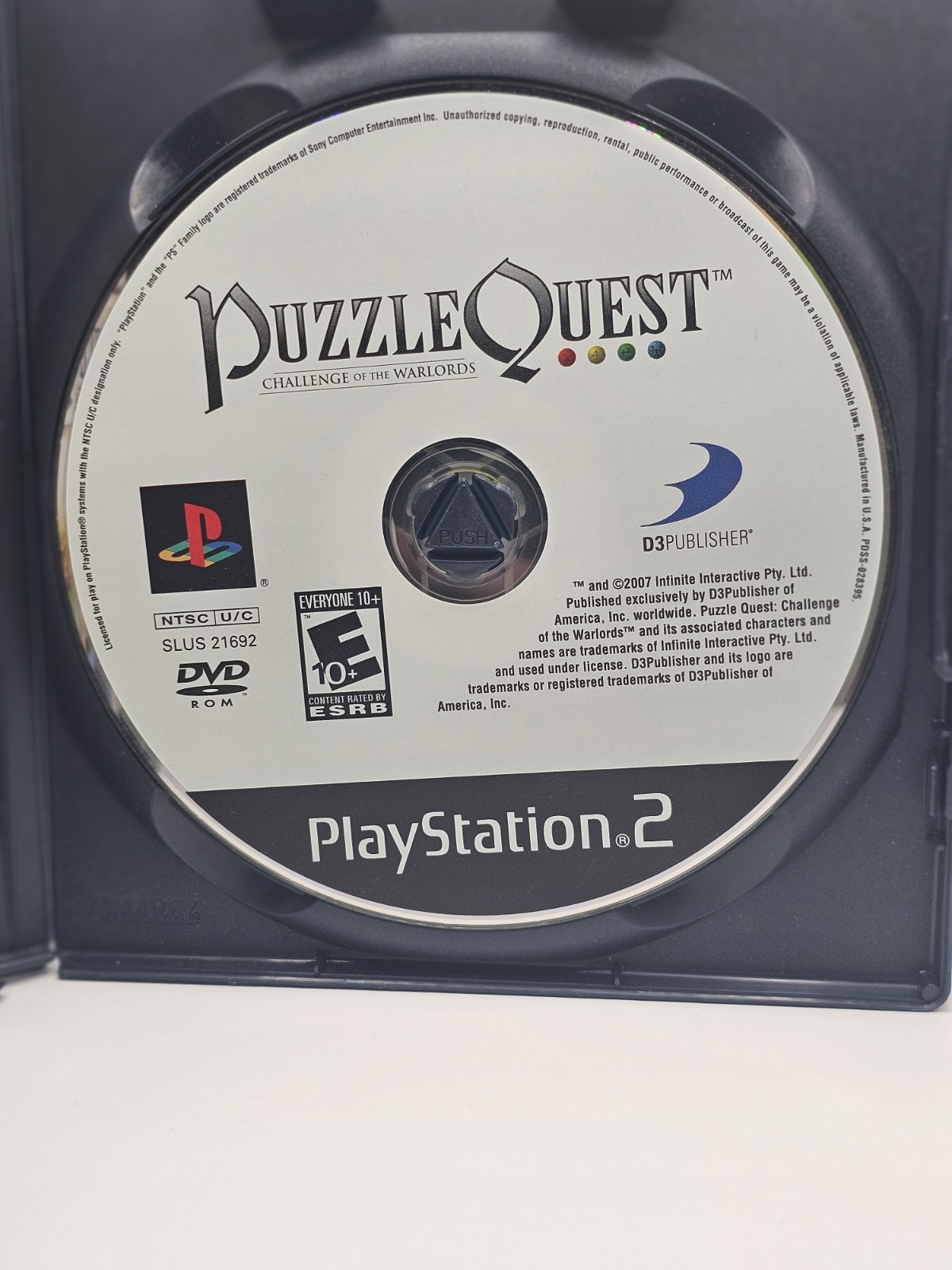 D3Publisher Puzzle Quest: Challenge of the Warlords PS2 NTSC-U/C 2007