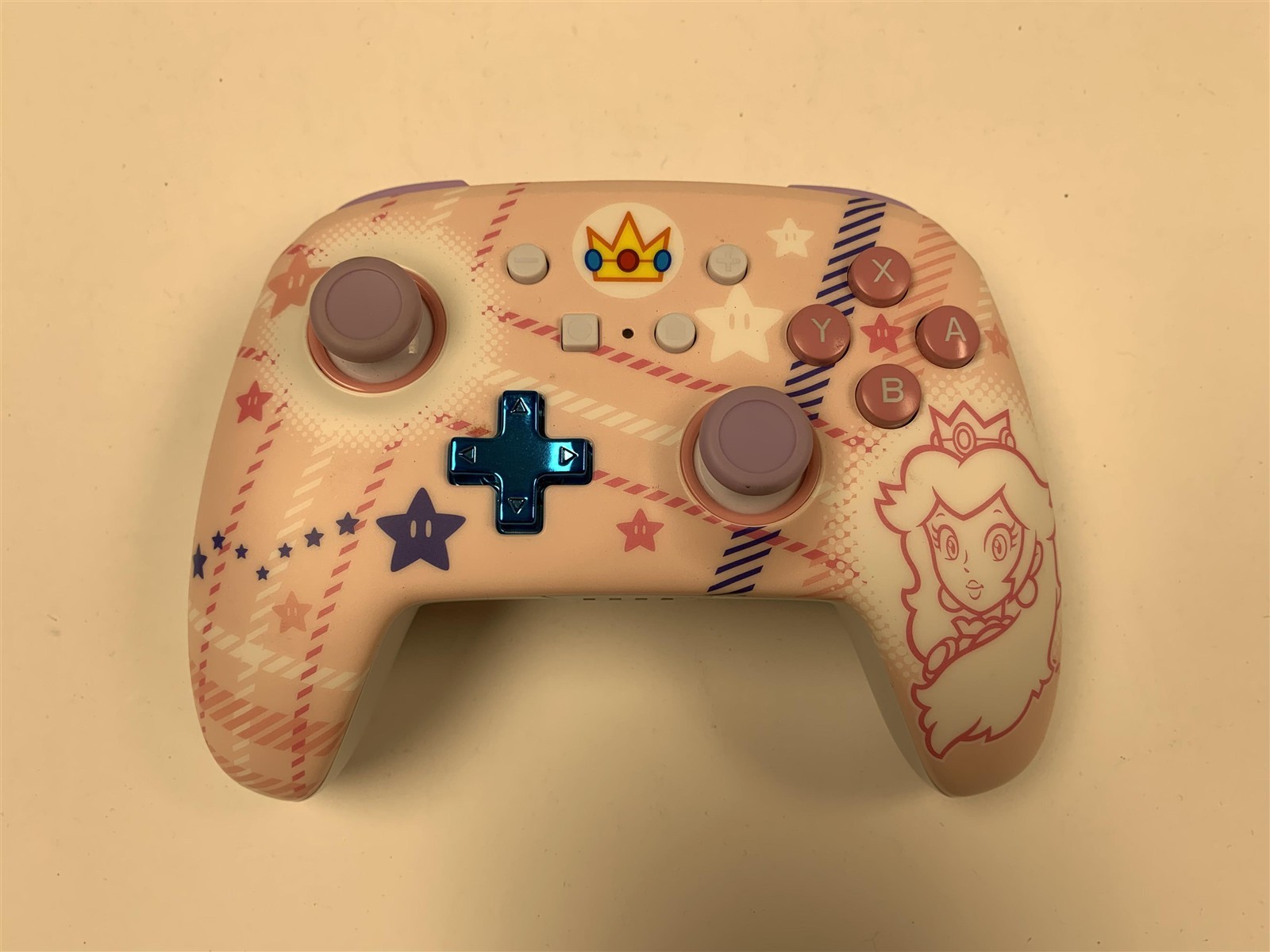 PowerA Enhanced Wireless Controller Nintendo Switch Princess Peach Pink Refurb