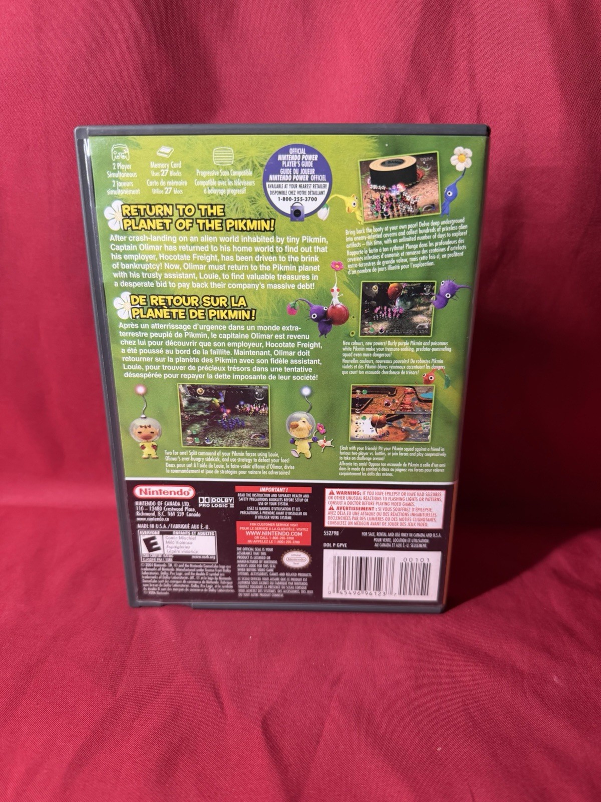 Pikmin 2 (Gamecube) – NO GAME – Canadian Box Art And Manual Only – Rare Version