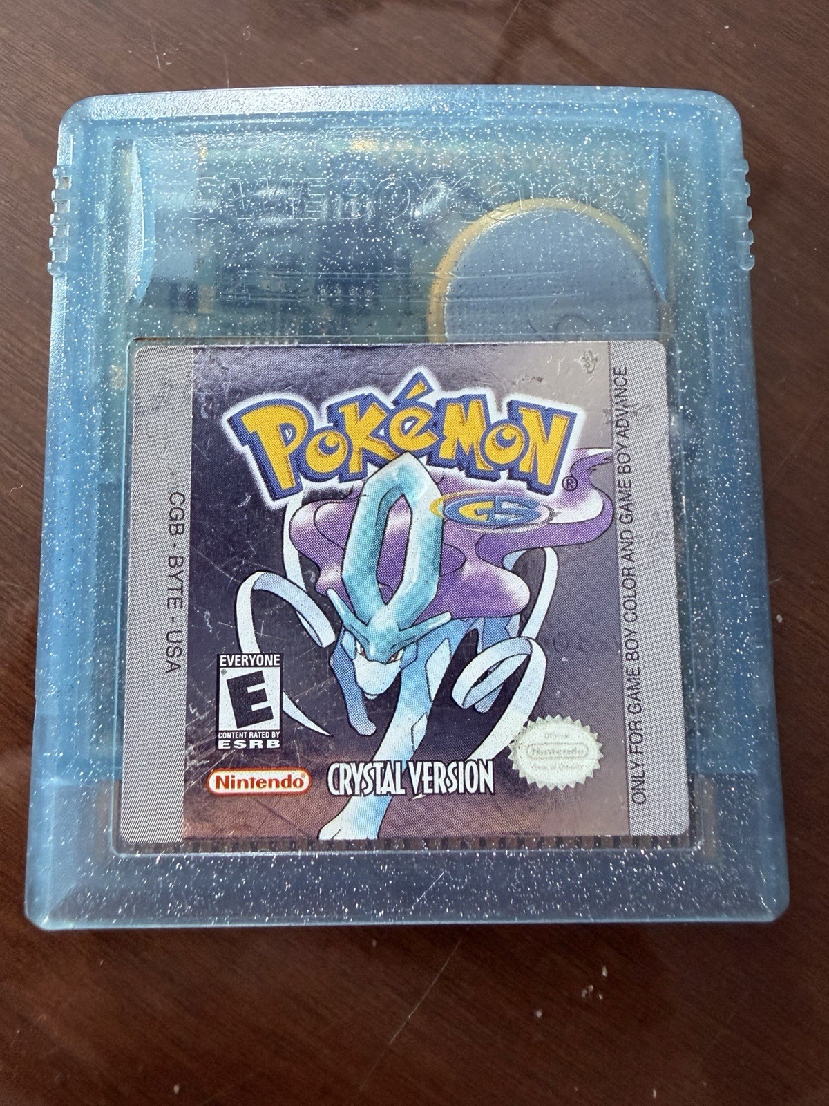 Pokemon Crystal Version – Authentic GameBoy Color Cartridge – New Battery Tested