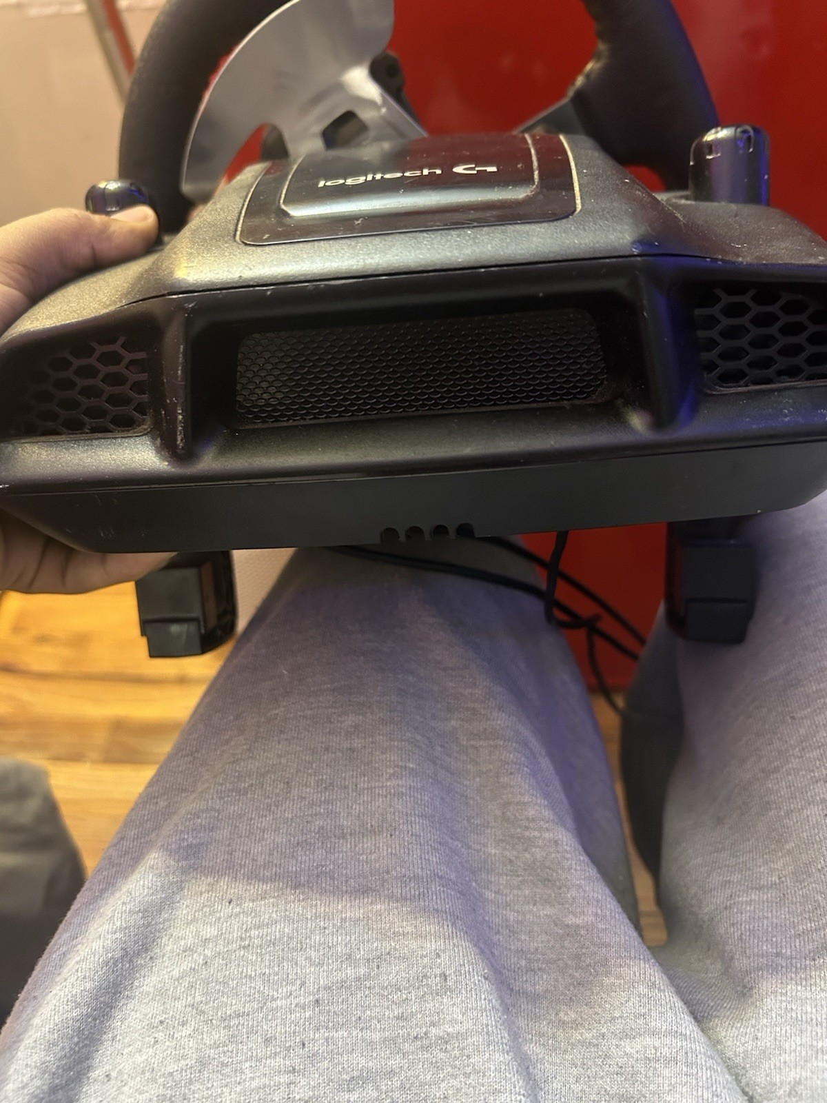 Logitech G923 Racing Wheel and Pedals Black, Compatible with PlayStation, PC